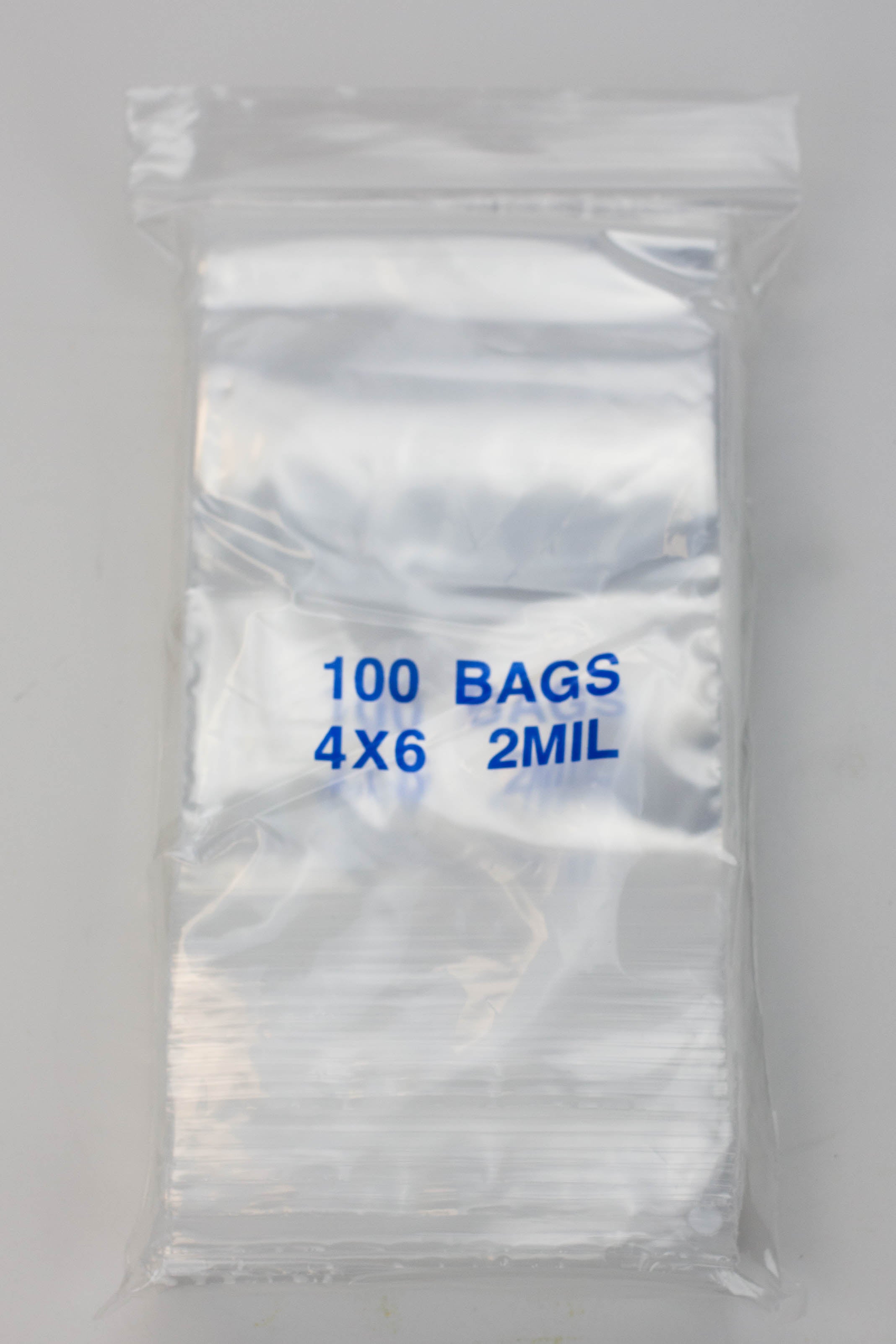 2 MIL Reclosable Zipper Bags