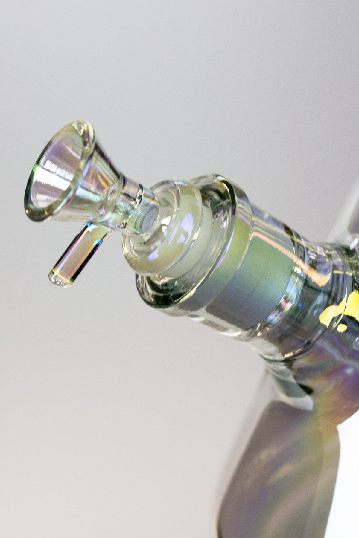 24" Infyniti leaf 7 mm metallic glass water bong ( gp1774 )