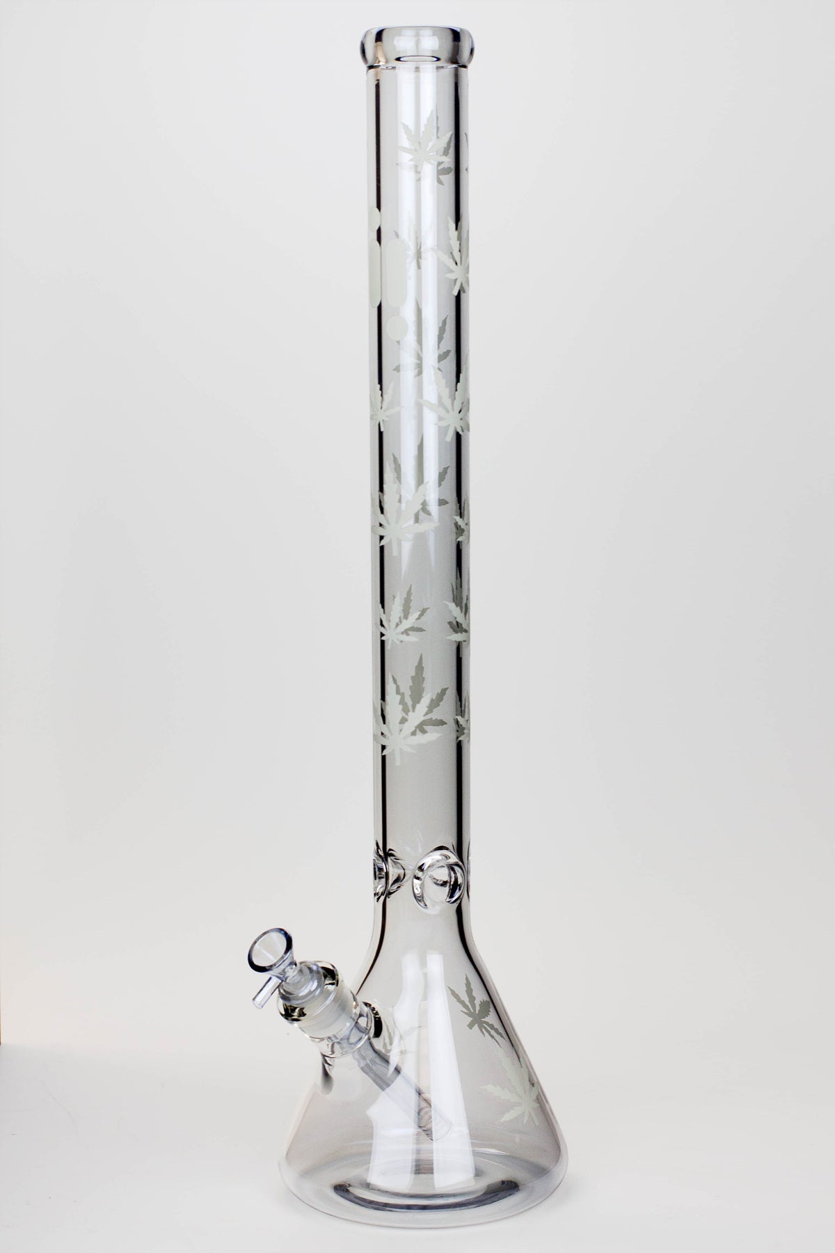 24" Infyniti leaf 7 mm metallic glass water bong ( gp1774 )