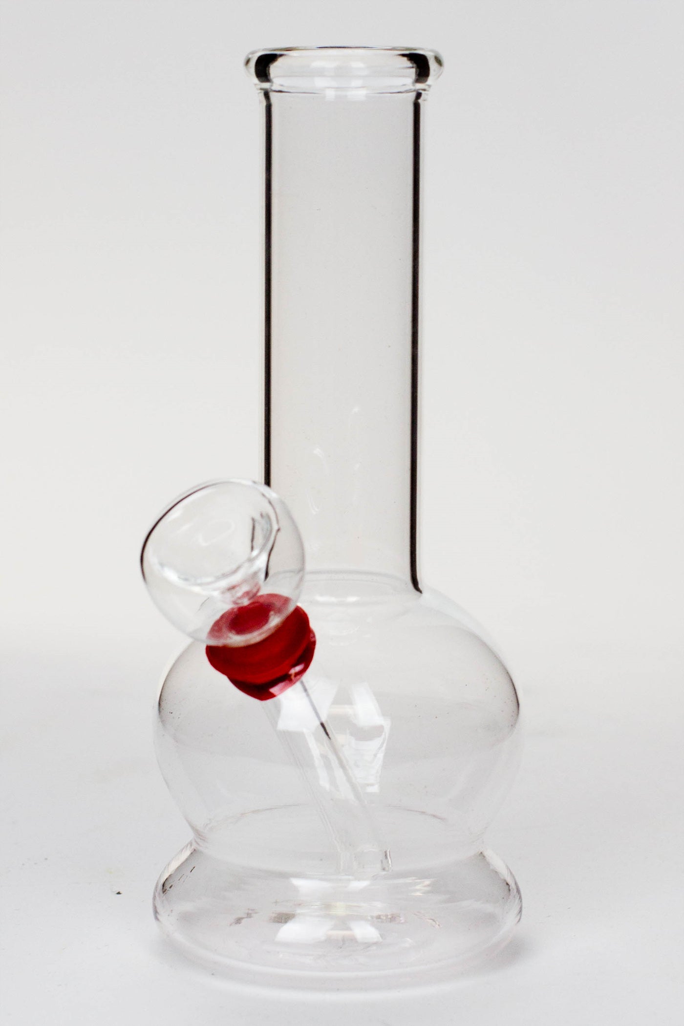6 in. clear glass water bong
