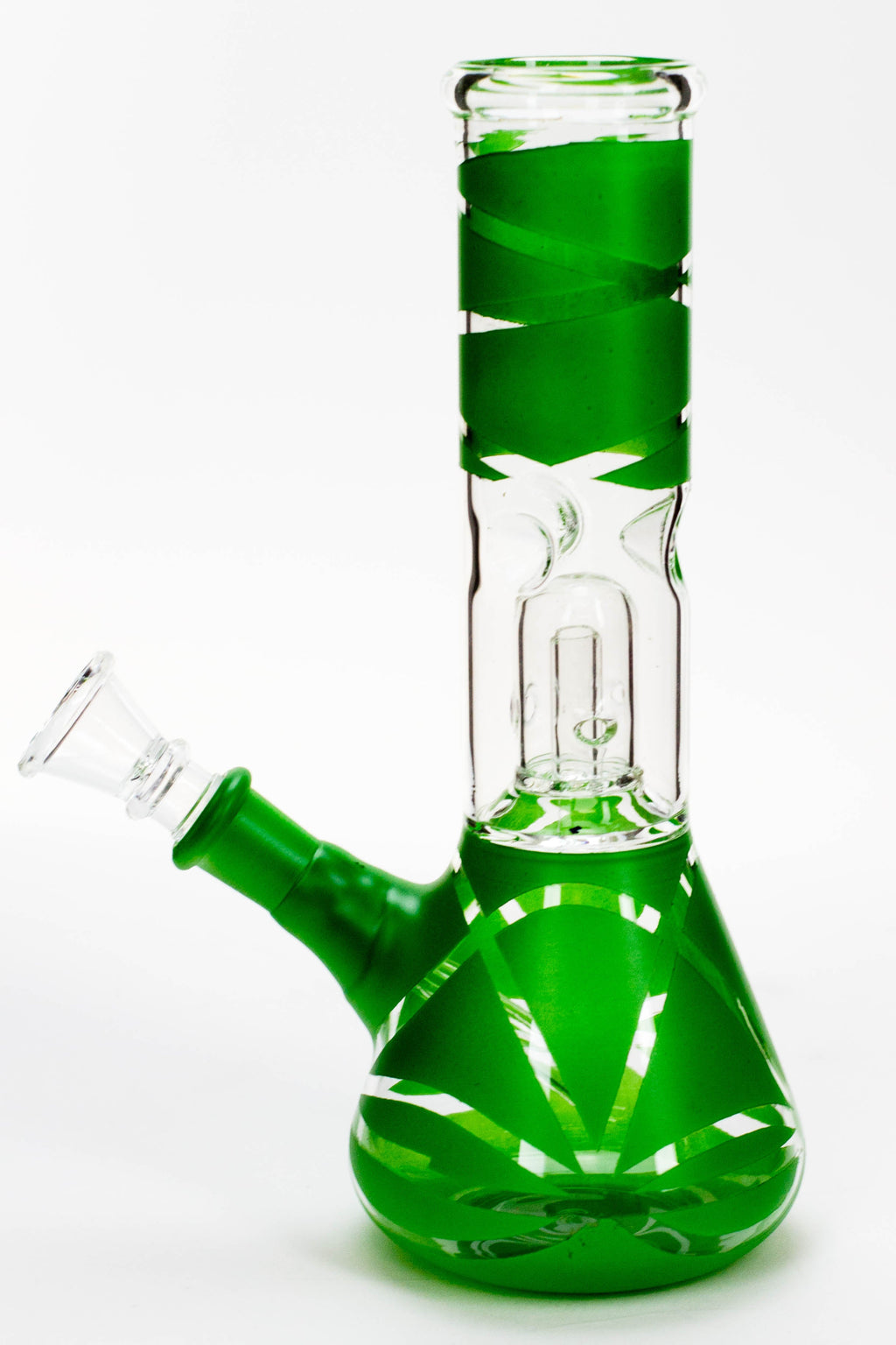 8" single dome percolator glass water bong