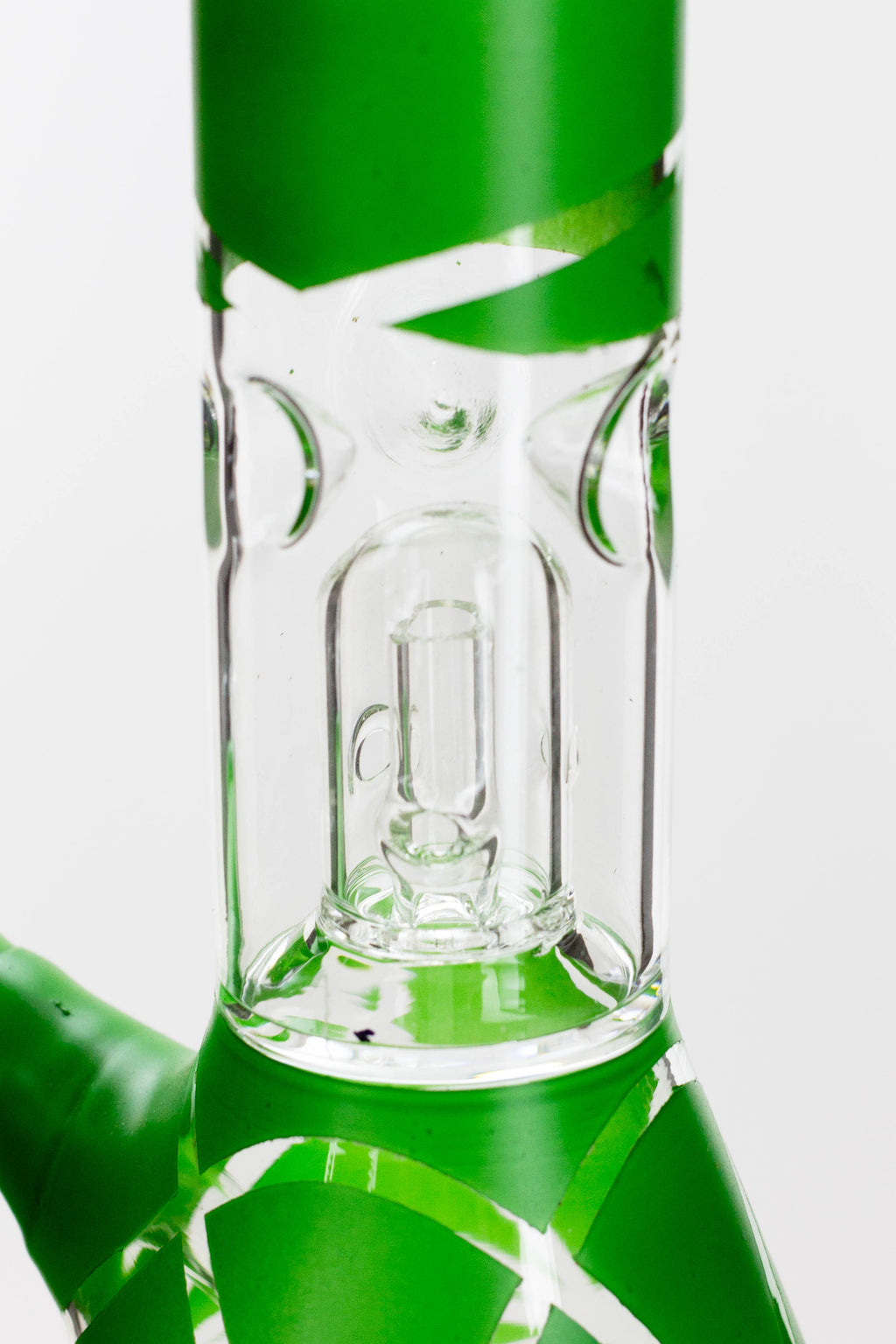 8" single dome percolator glass water bong
