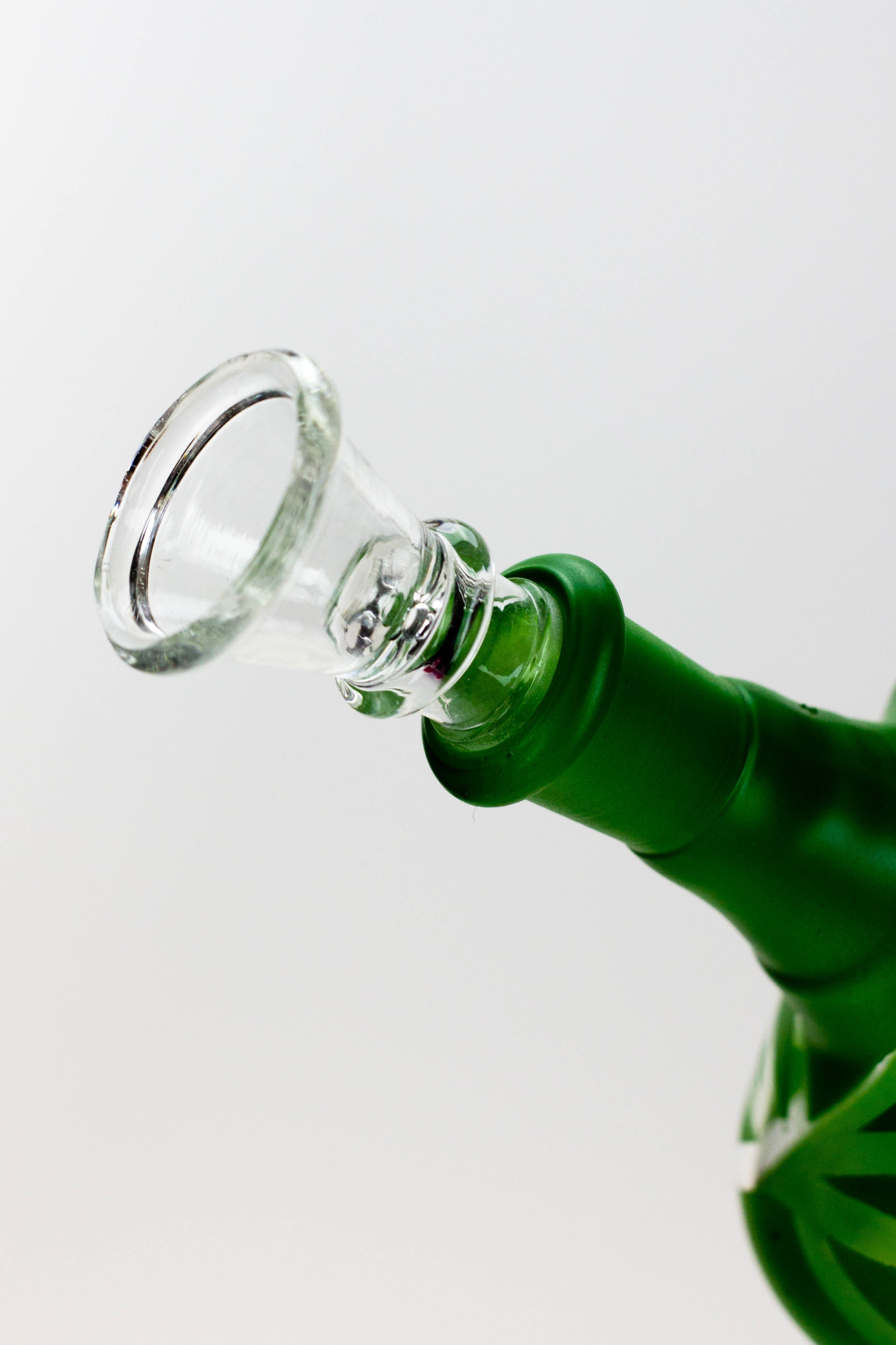 8" single dome percolator glass water bong