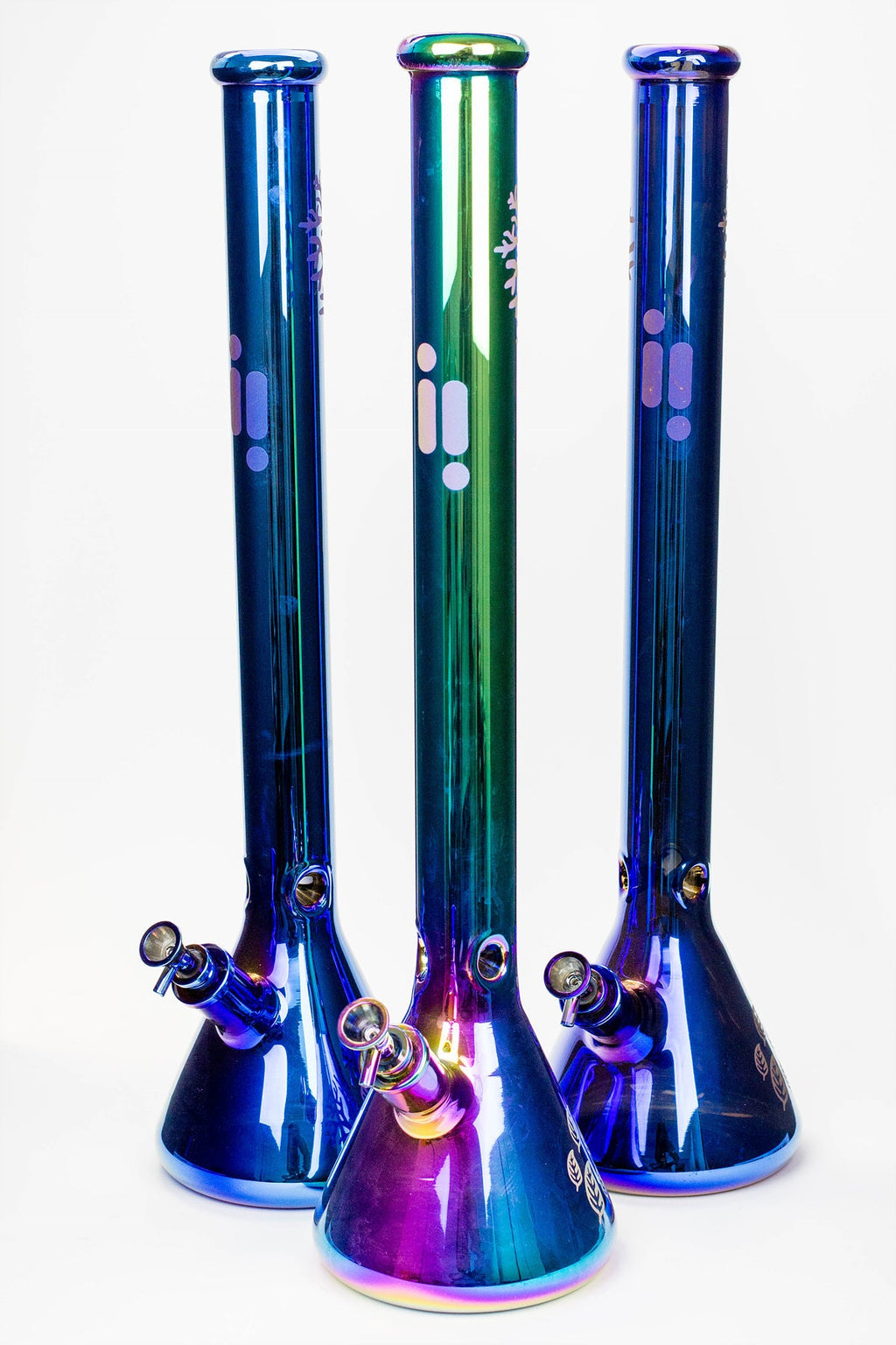 24" Infyniti Tree of Life 7 mm metallic glass water bong ( GP1775 )