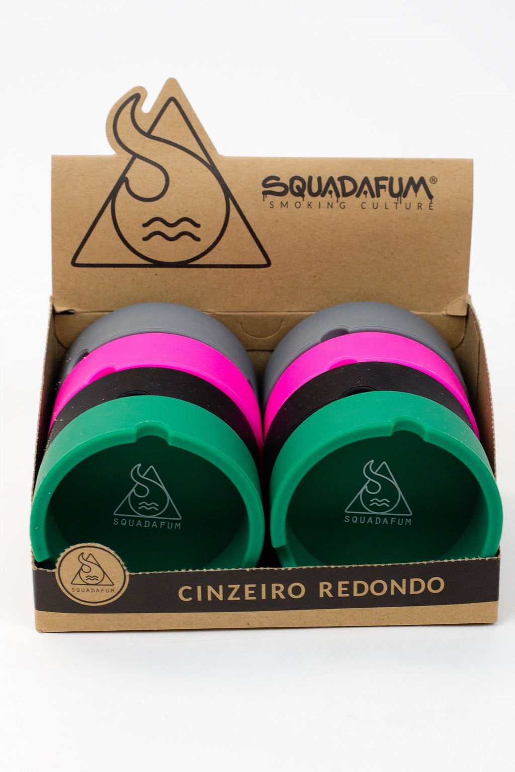 Squadafum Silicone Round Ashtray