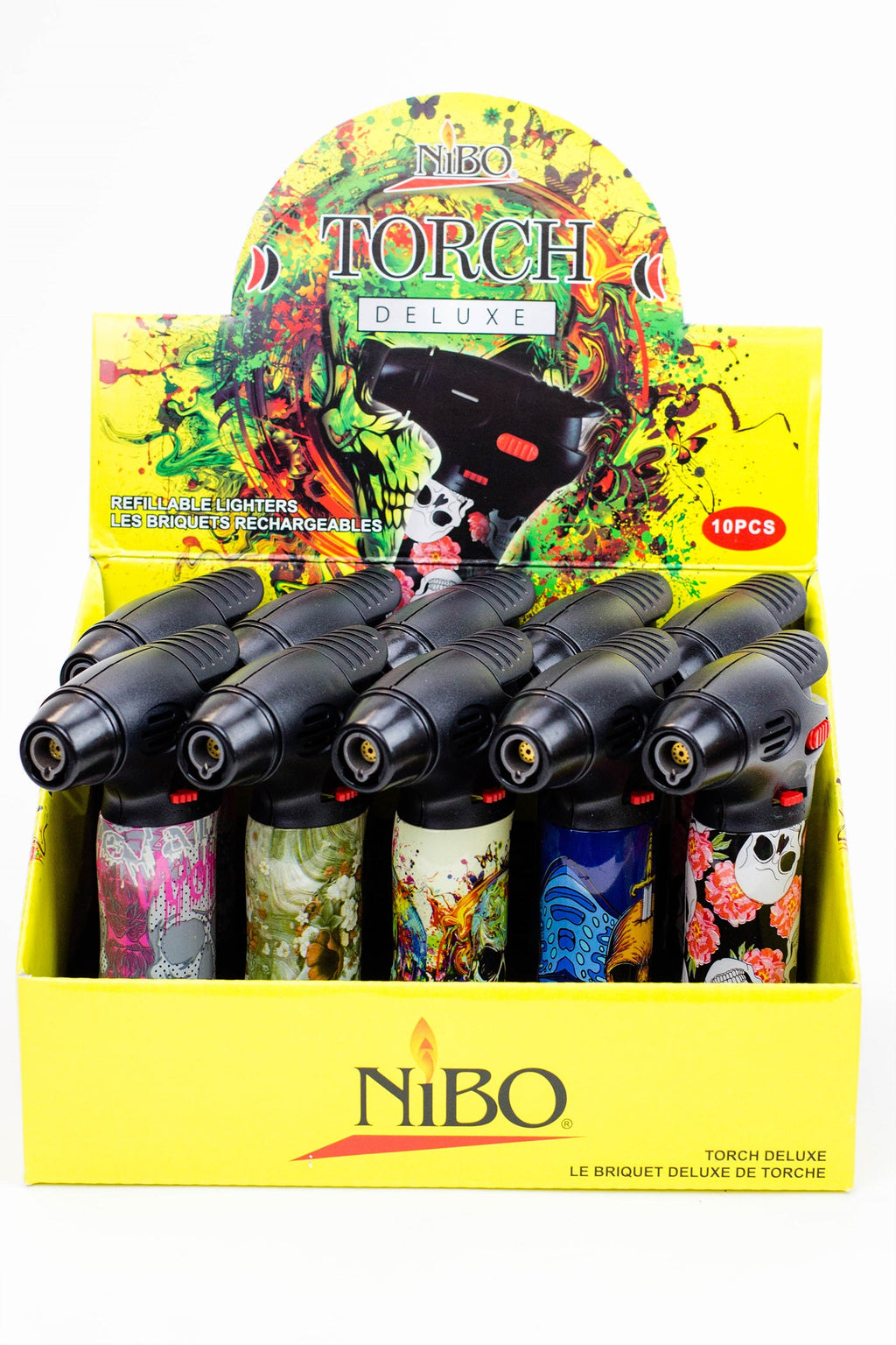New! Nibo easy grip deluxe torch lighter Box of 10