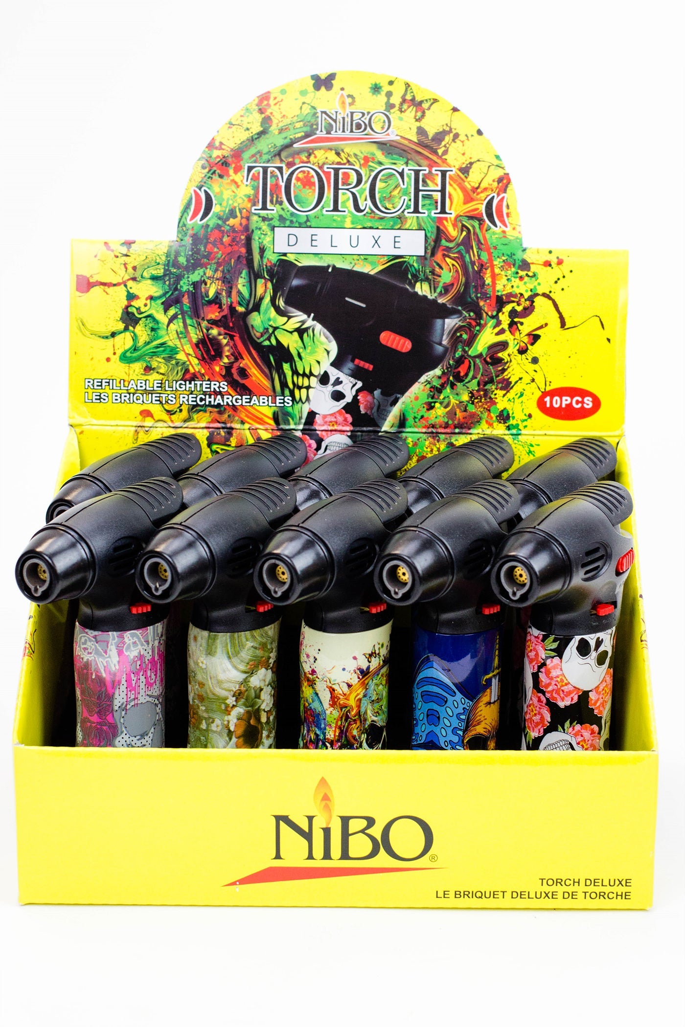 New! Nibo easy grip deluxe torch lighter Box of 10