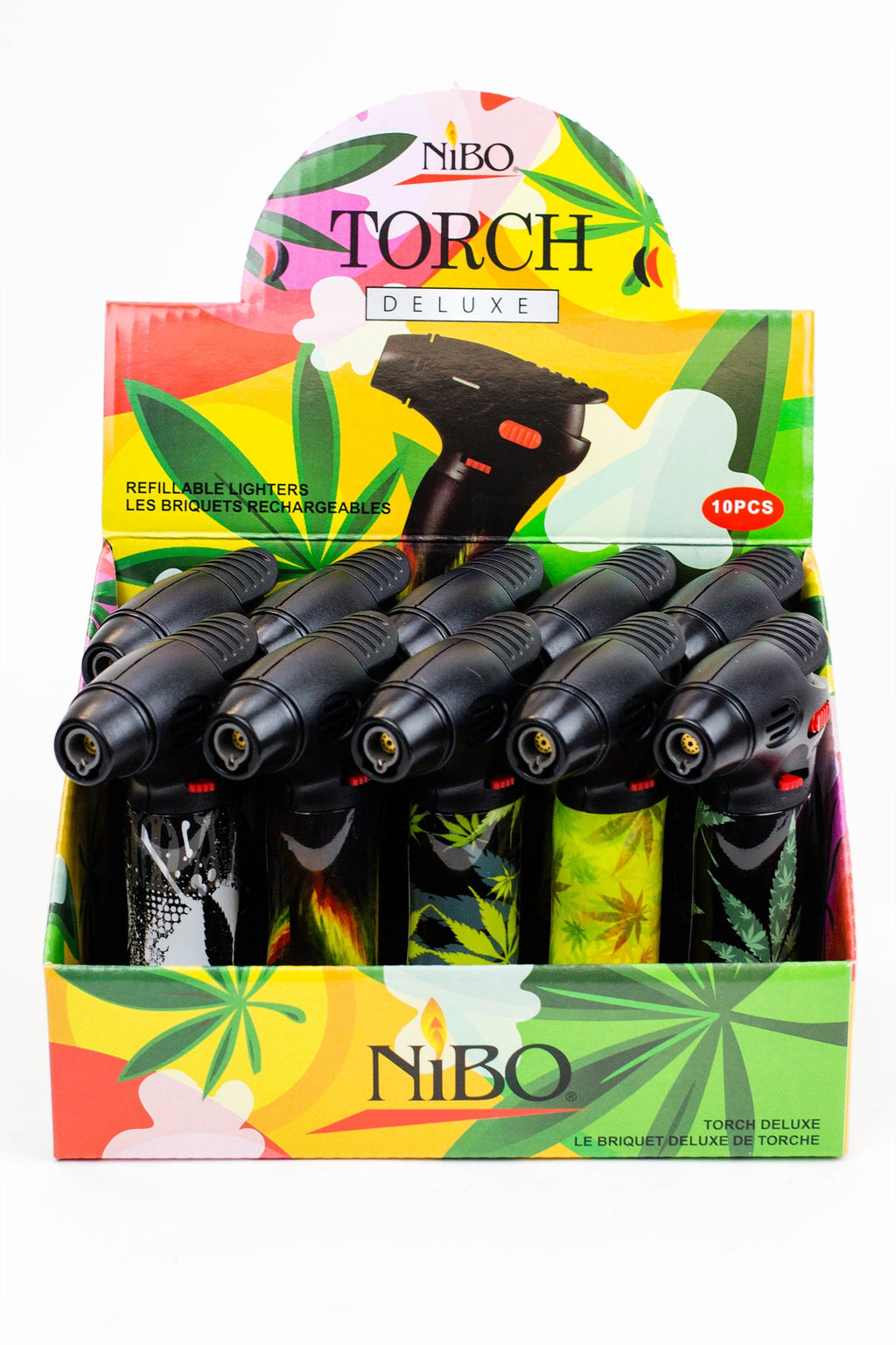 New! Nibo easy grip deluxe torch lighter Box of 10
