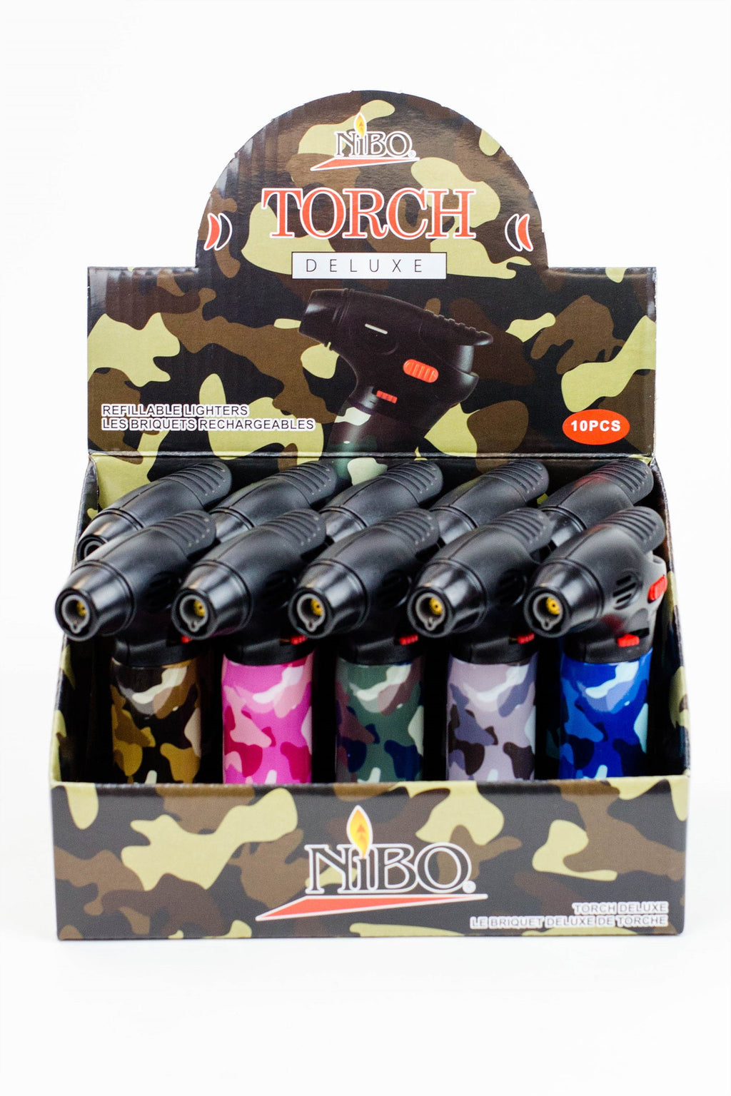 New! Nibo easy grip deluxe torch lighter Box of 10