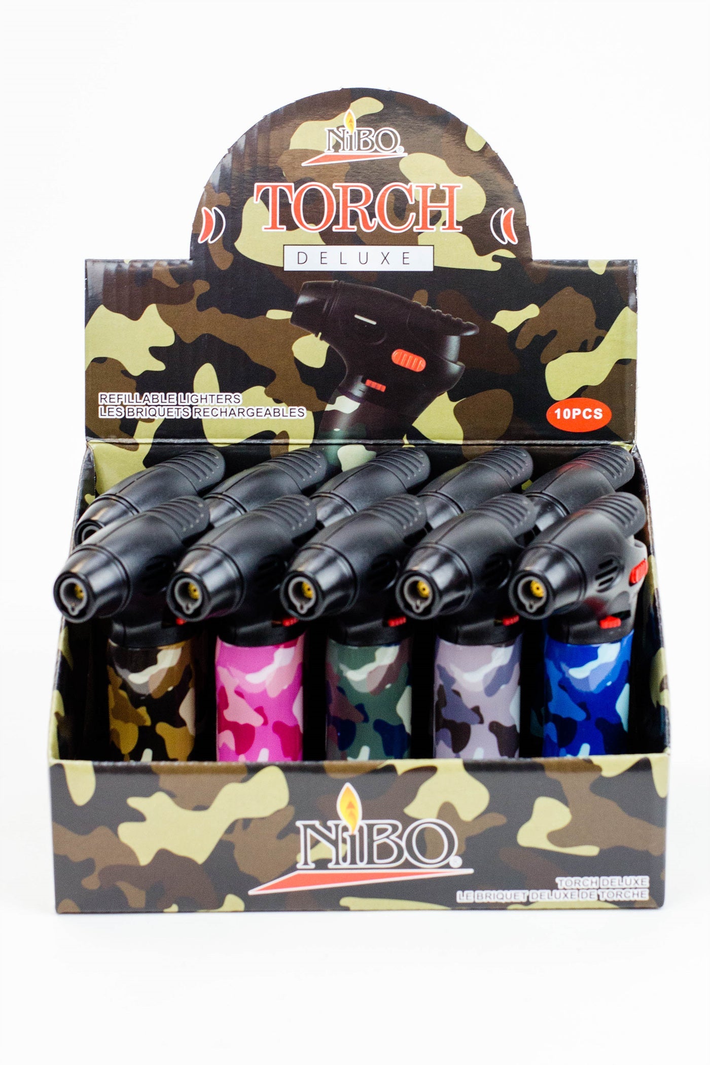 New! Nibo easy grip deluxe torch lighter Box of 10