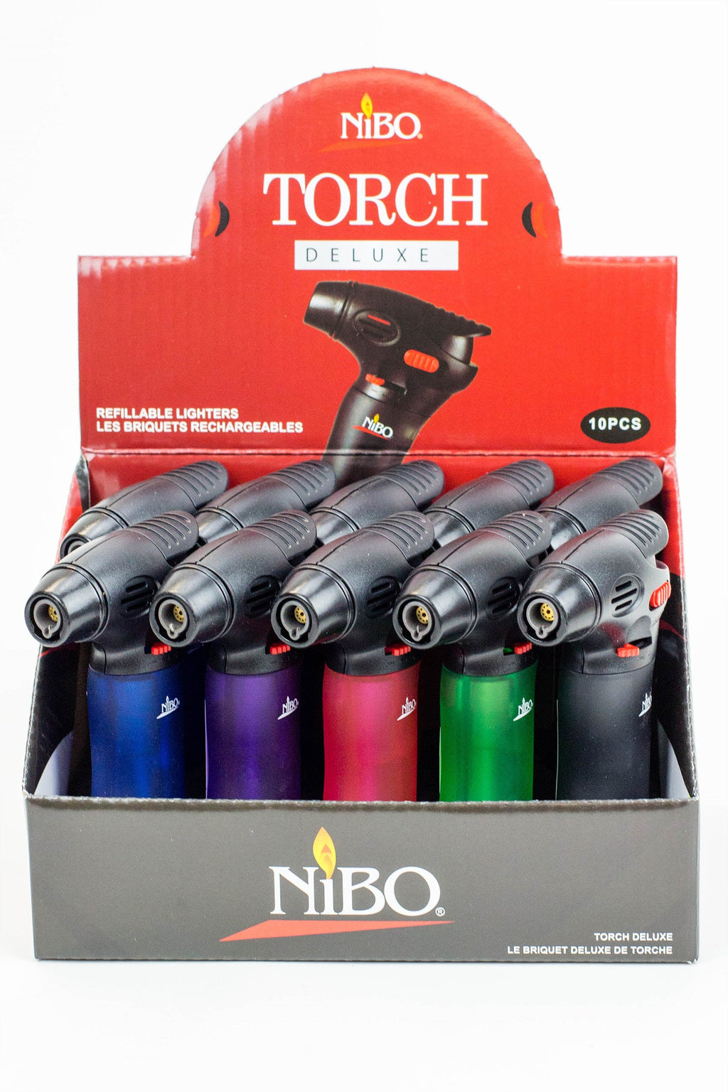 New! Nibo easy grip deluxe torch lighter Box of 10