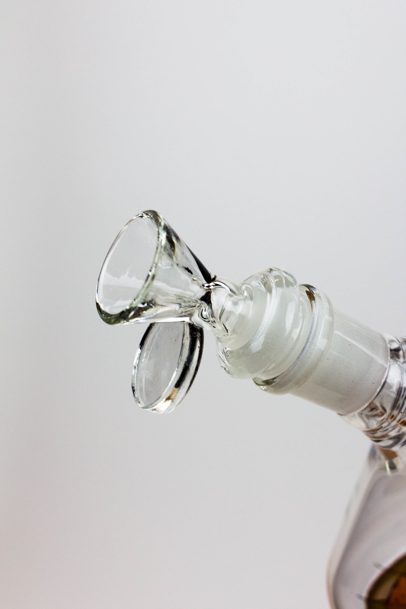 12" Cartoon beaker glass water bong