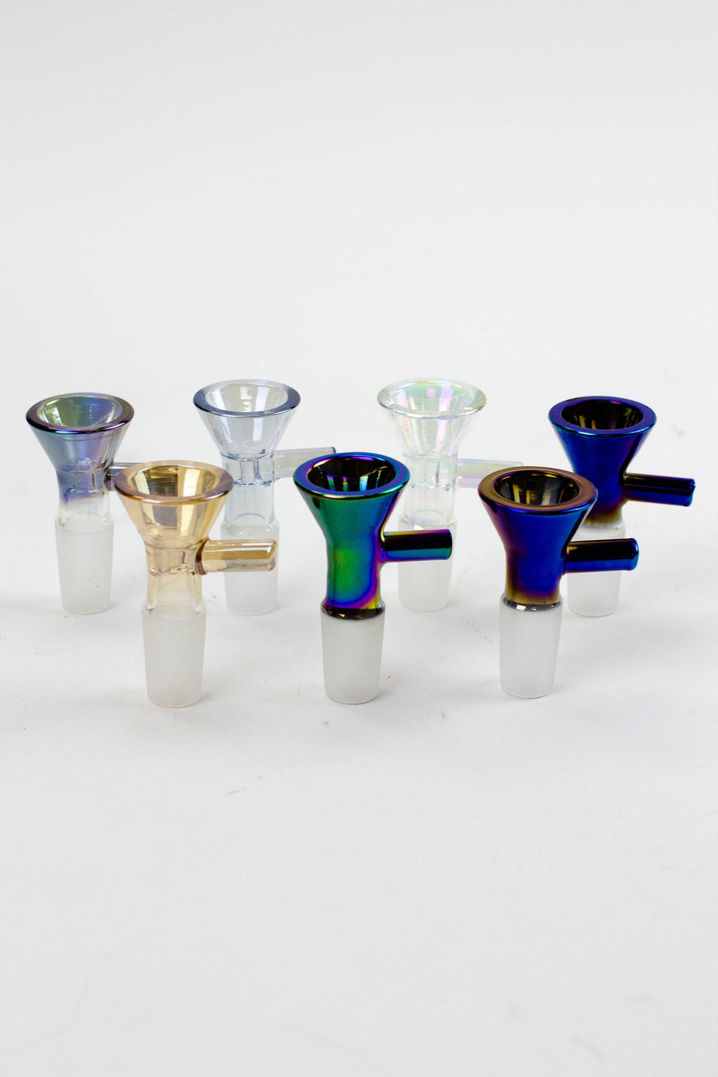 Metallic Color glass bowl for 14 mm Joint
