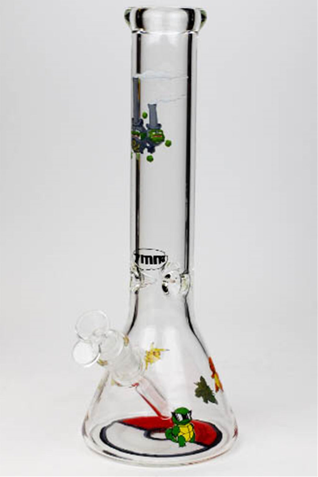 13.5" Cartoon 7 mm glass water beaker bong