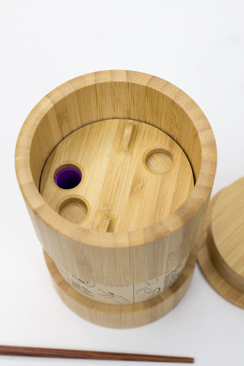 Raw Bamboo six shooter for 1 1/4 size cones