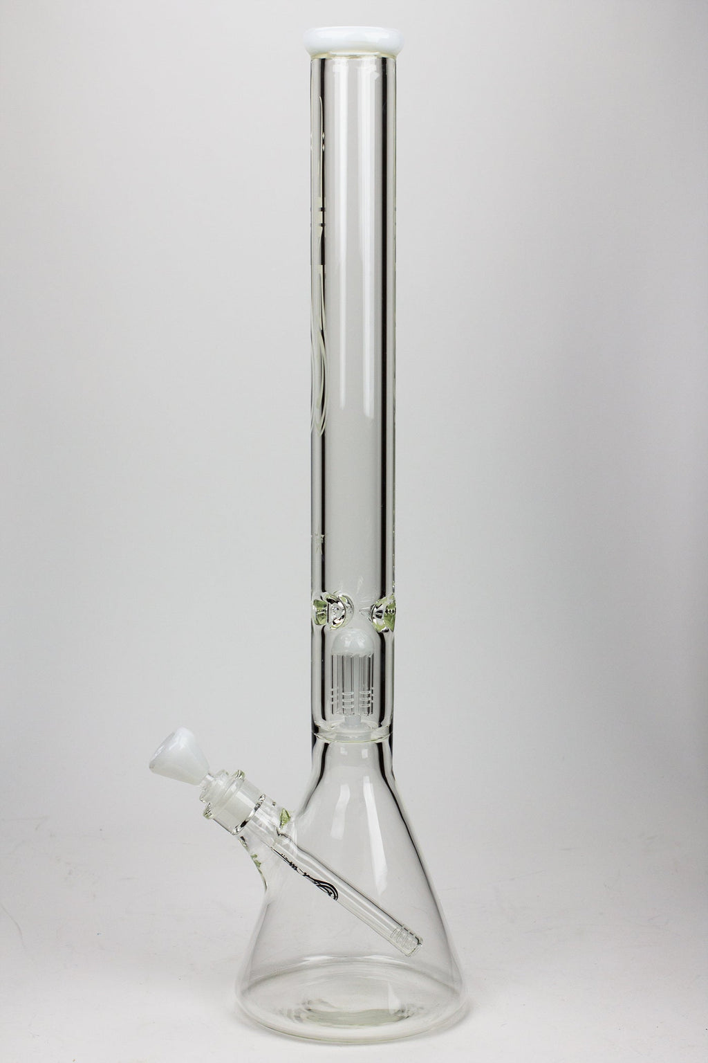 24" Genie 9 mm single percolator glass water bong