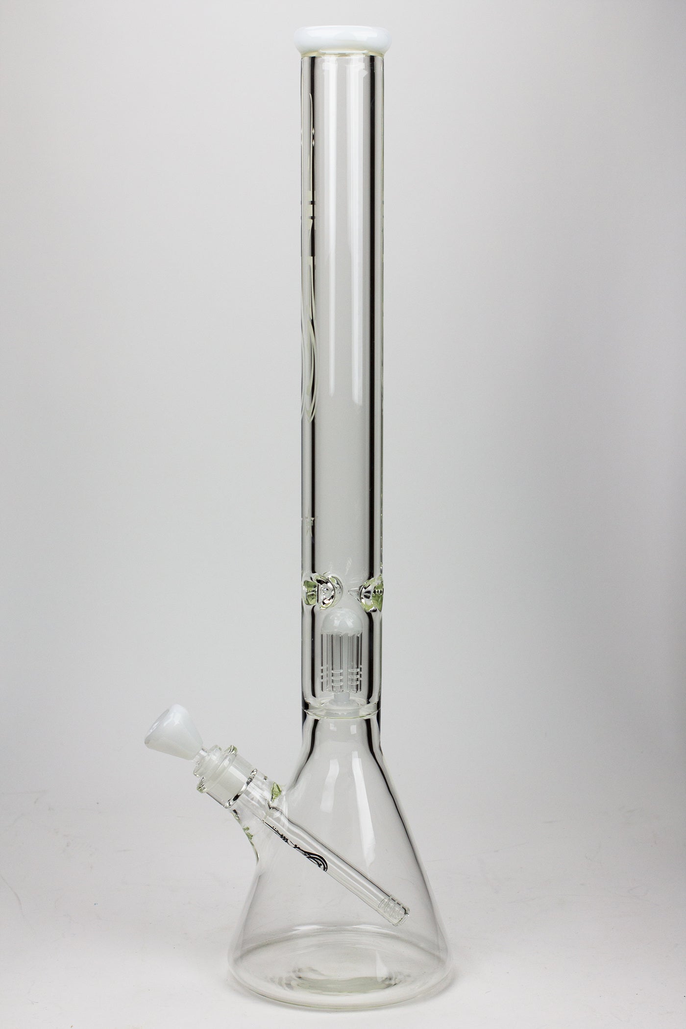 24" Genie 9 mm single percolator glass water bong