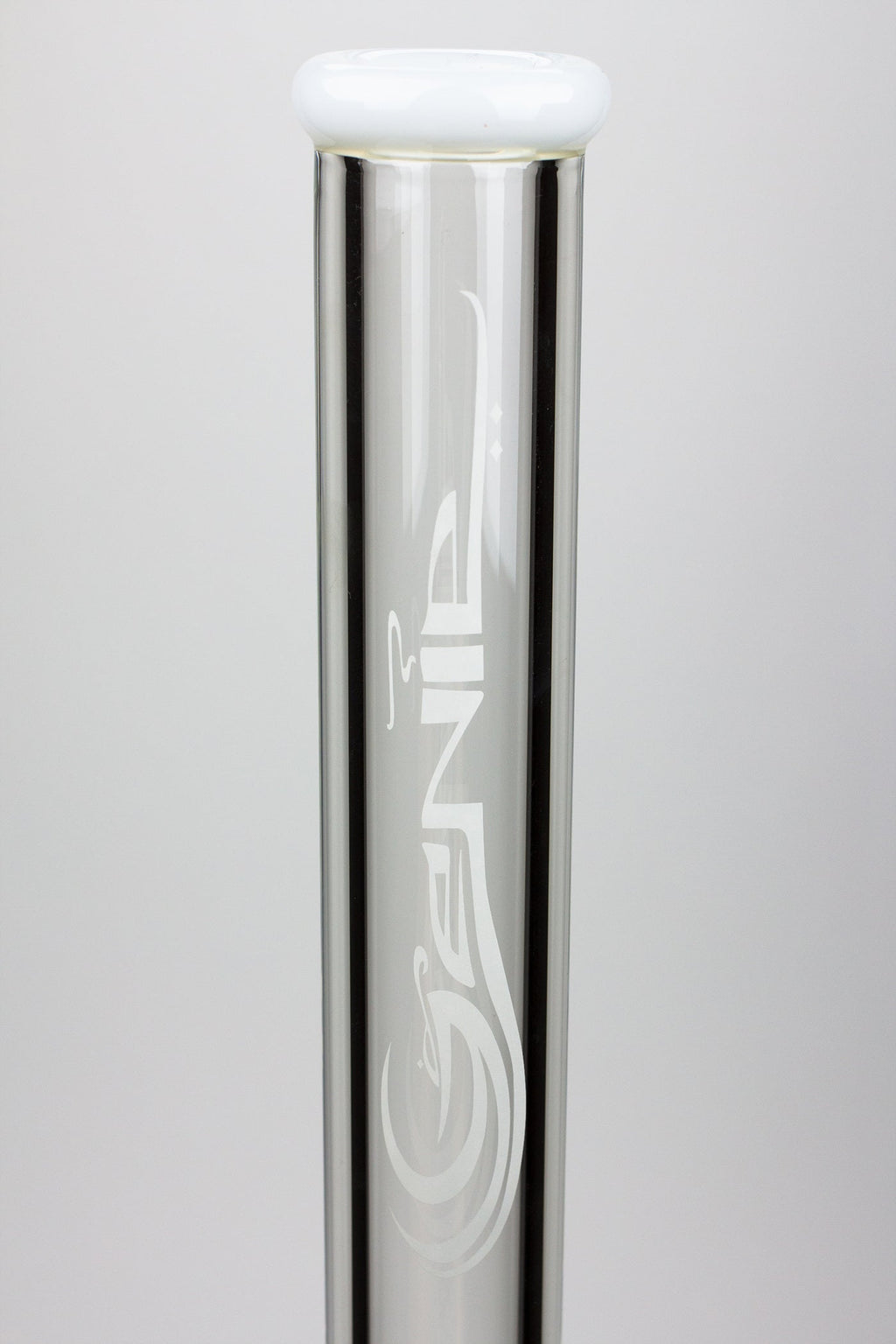 24" Genie 9 mm single percolator glass water bong