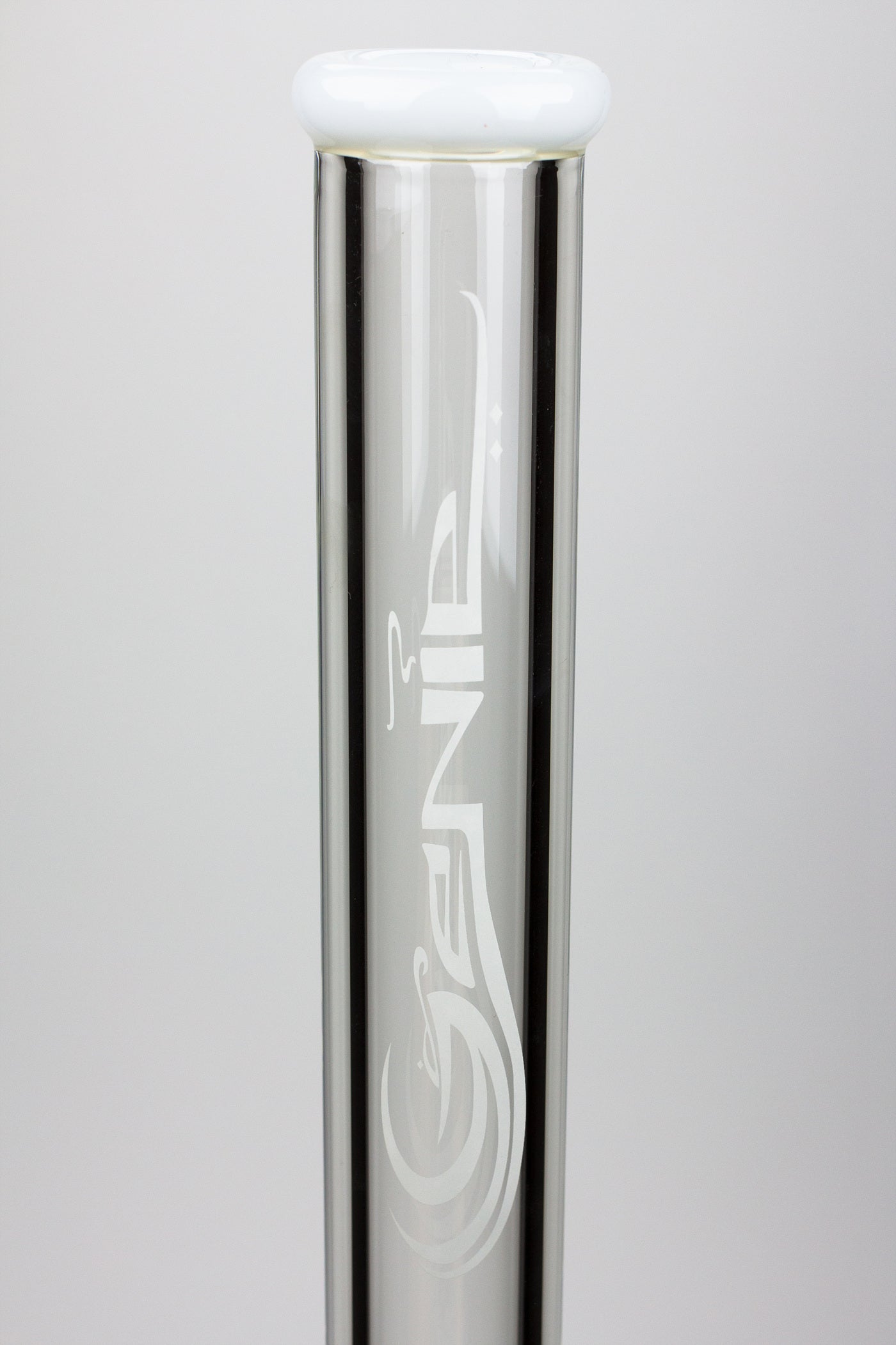 24" Genie 9 mm single percolator glass water bong