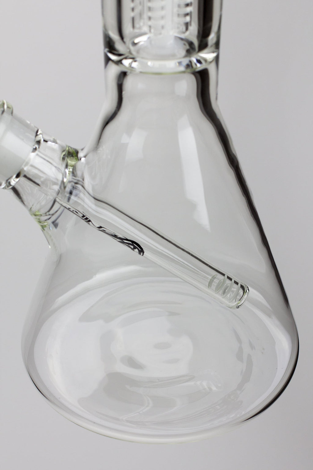 24" Genie 9 mm single percolator glass water bong