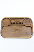 Walnut King size rolling tray Model 1