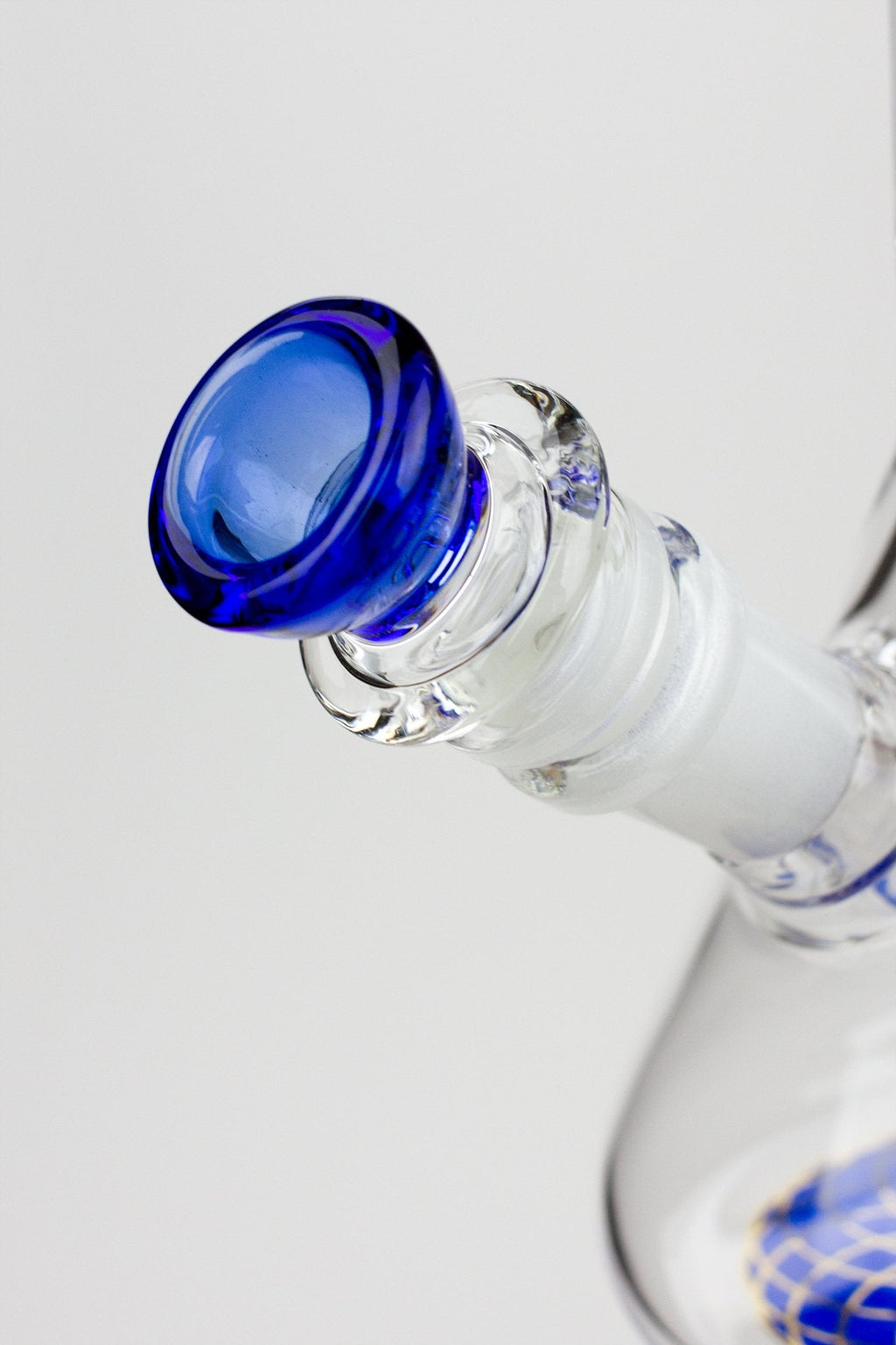 9.5" DANK beaker glass water bong (Wide / Skull)