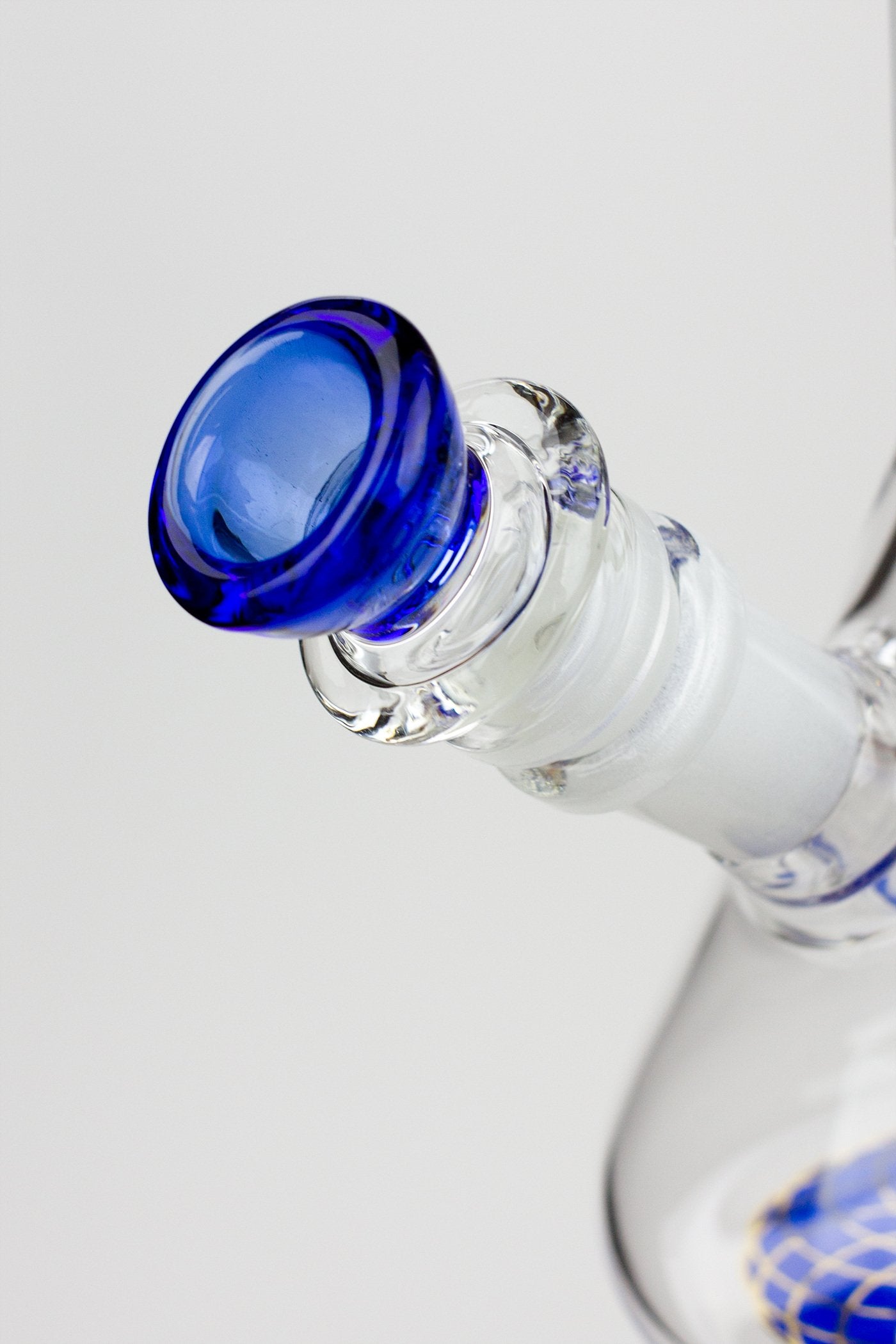 9.5" DANK beaker glass water bong (Wide / Skull)