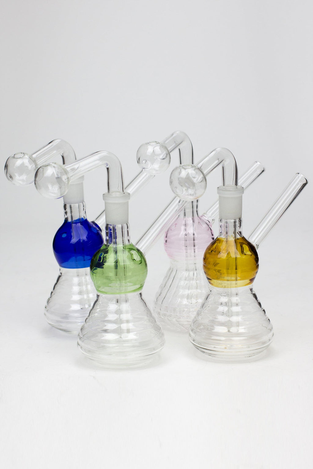 6.5" Oil burner tube water pipe with carb hole