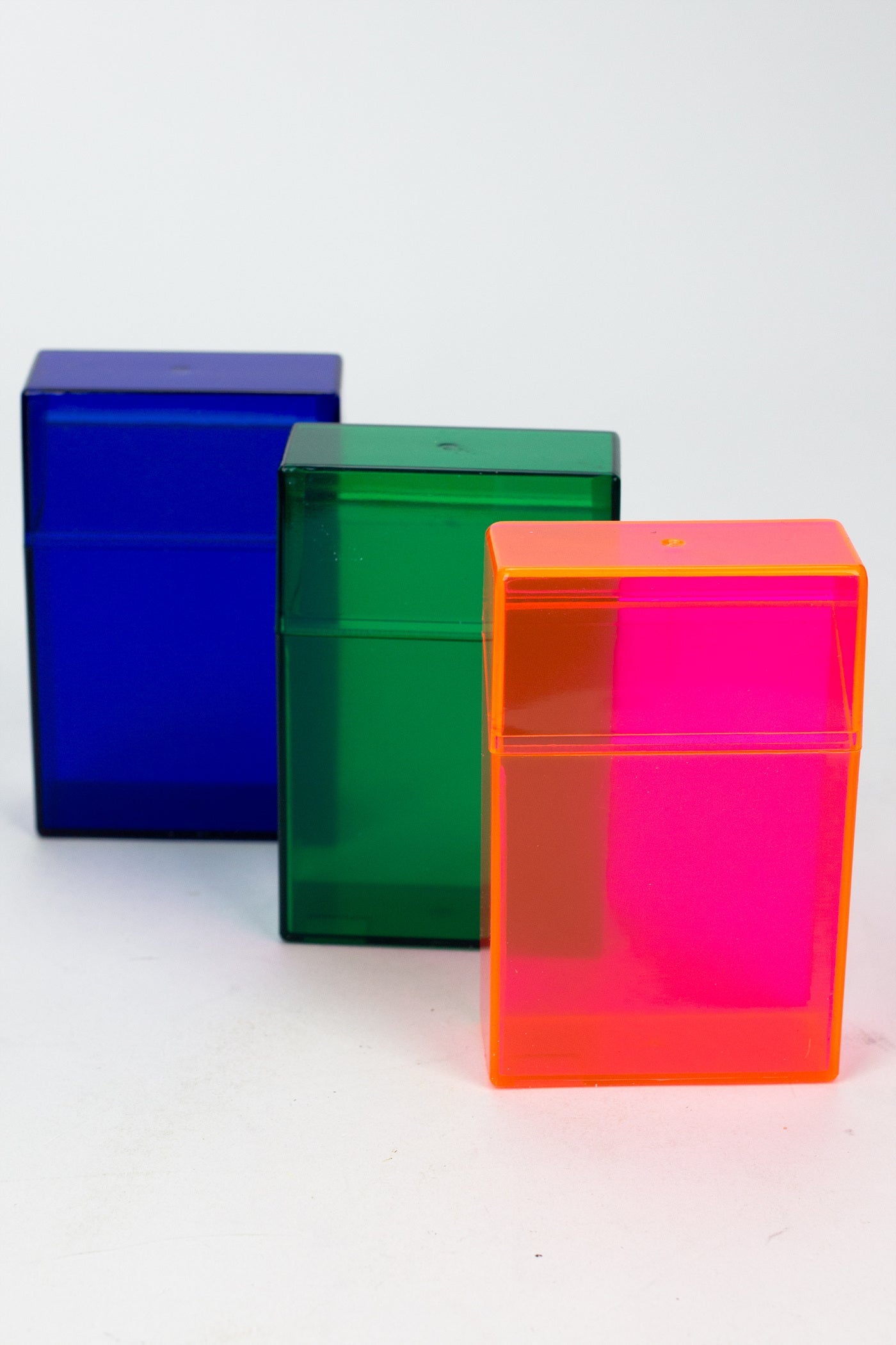 Plastic Flip open Cigarette Case Box of 12