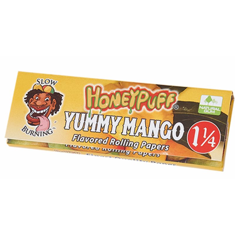 Honey Puff | Slow Burning Flavored Rolling Paper-12 booklets/display  [P802x]