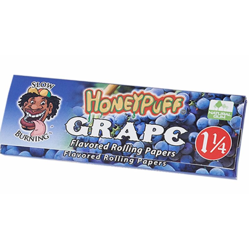 Honey Puff | Slow Burning Flavored Rolling Paper-12 booklets/display  [P802x]