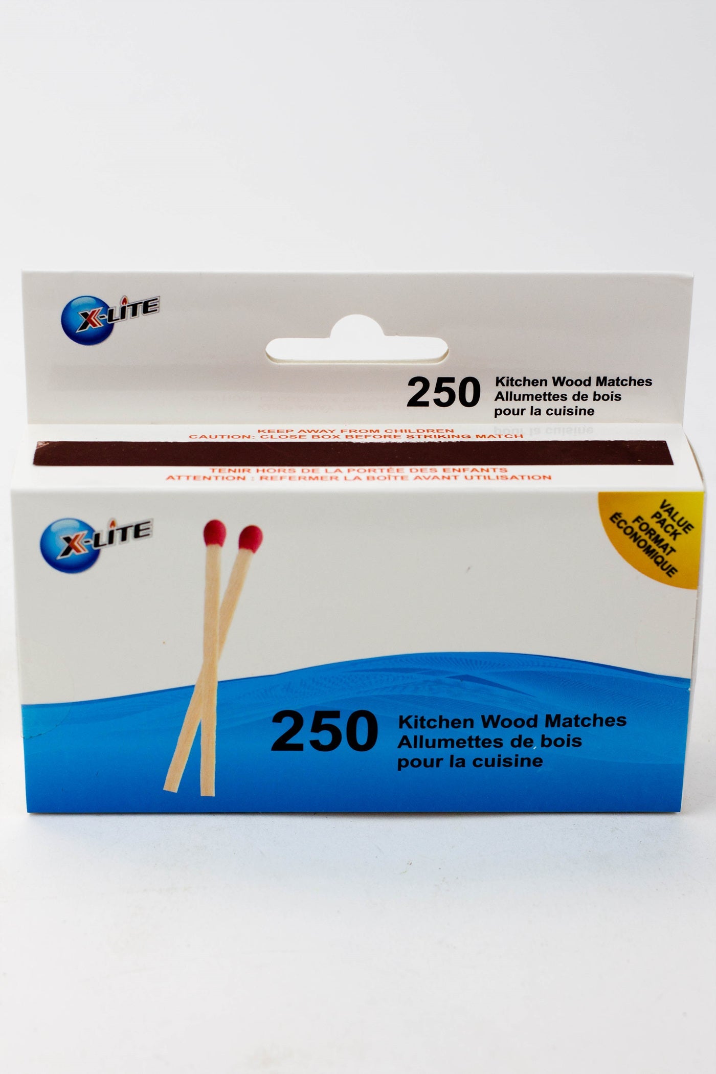 X-lite 250 kitchen wood matches MAT-250 Box of 12