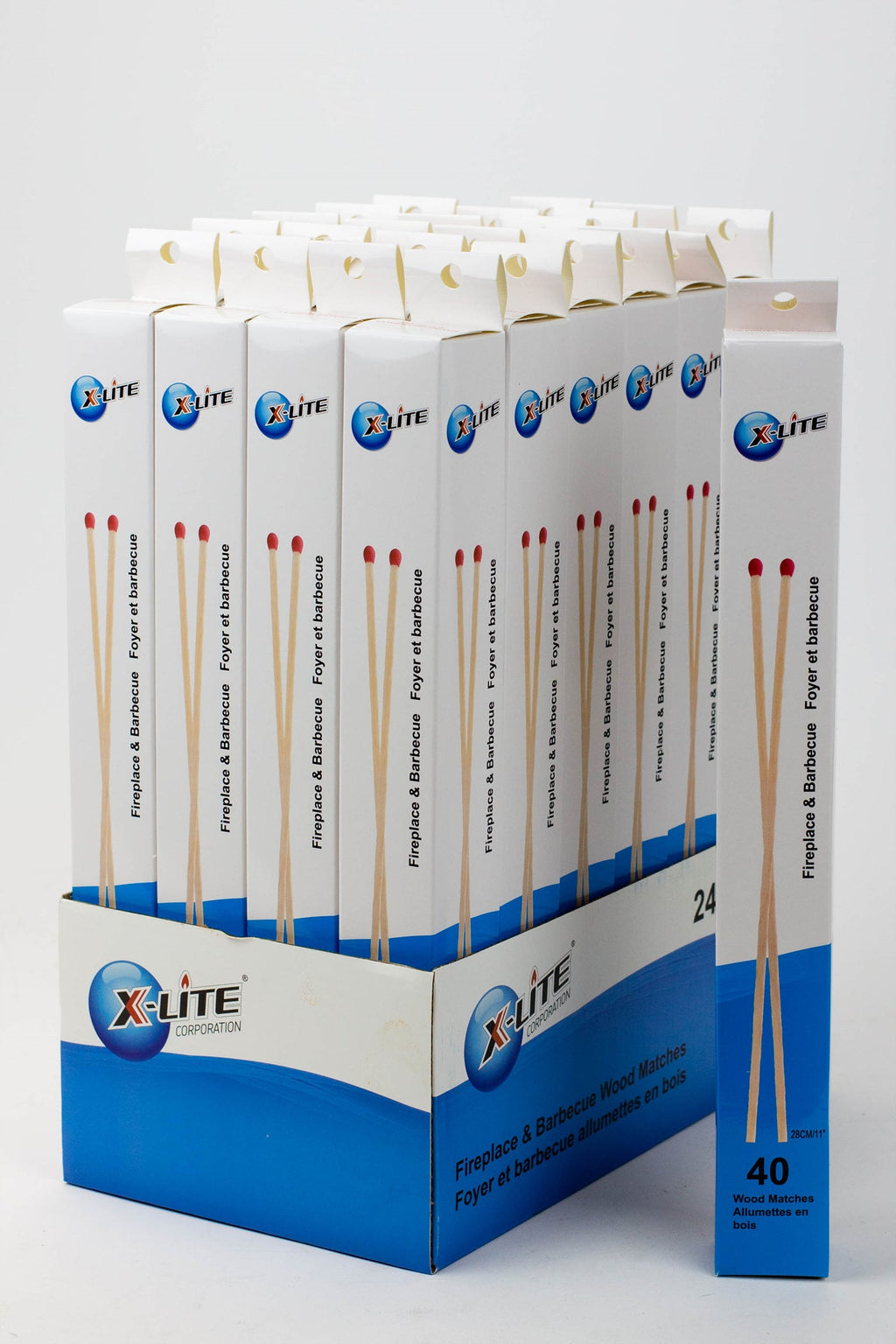 X-lite 11" long Wood Matches MAT-40 Box of 24