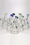 6" 2-in-1 fixed 3 hole diffuser bell bubbler