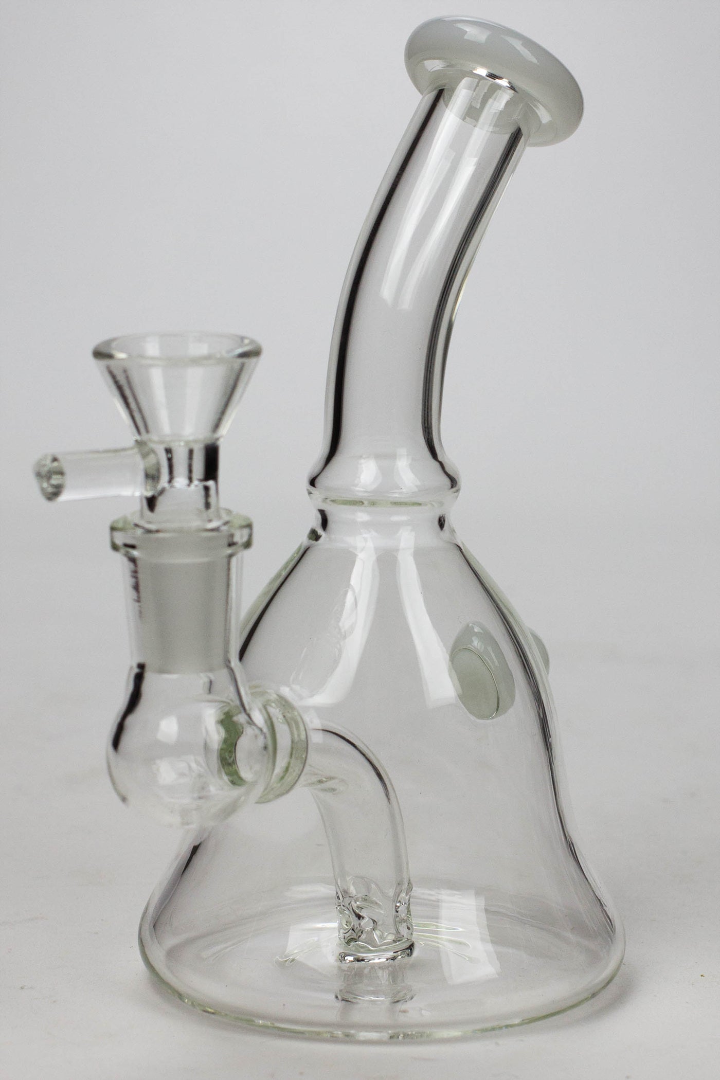 6" 2-in-1 fixed 3 hole diffuser bell bubbler