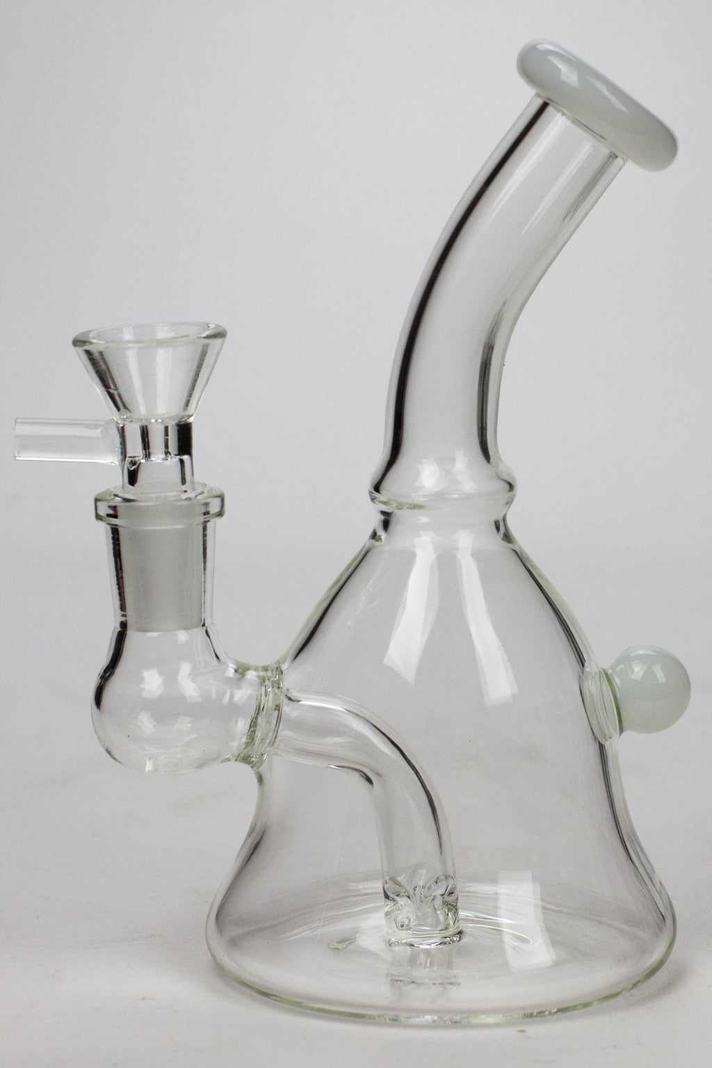 6" 2-in-1 fixed 3 hole diffuser bell bubbler