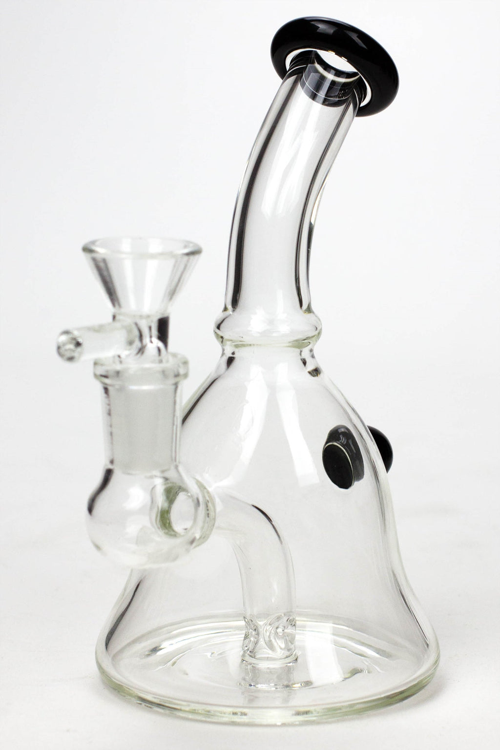 6" 2-in-1 fixed 3 hole diffuser bell bubbler