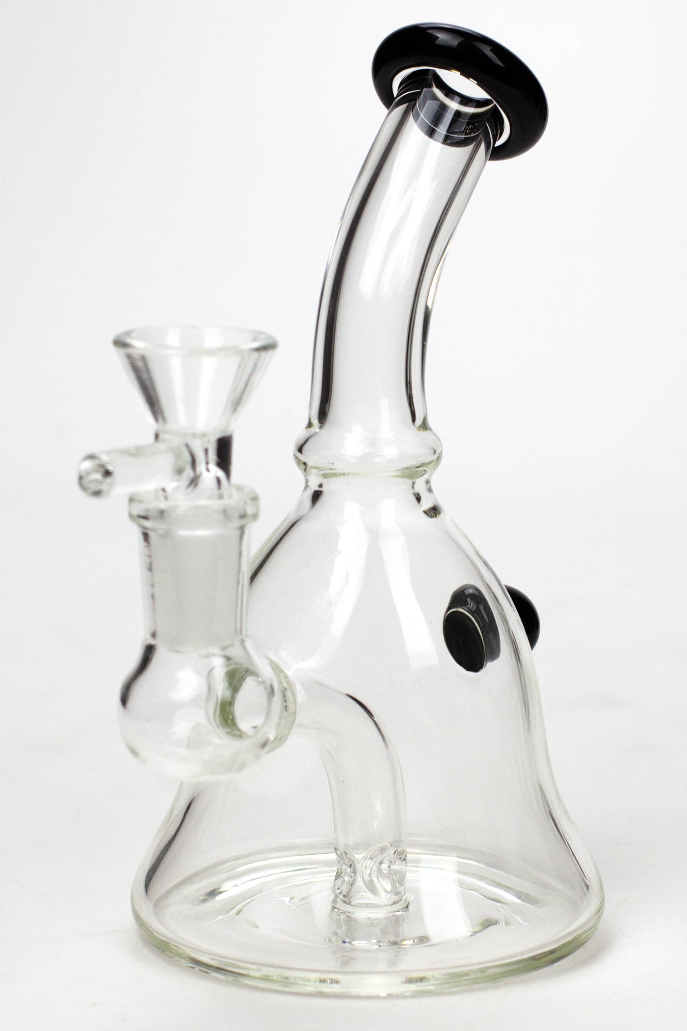 6" 2-in-1 fixed 3 hole diffuser bell bubbler