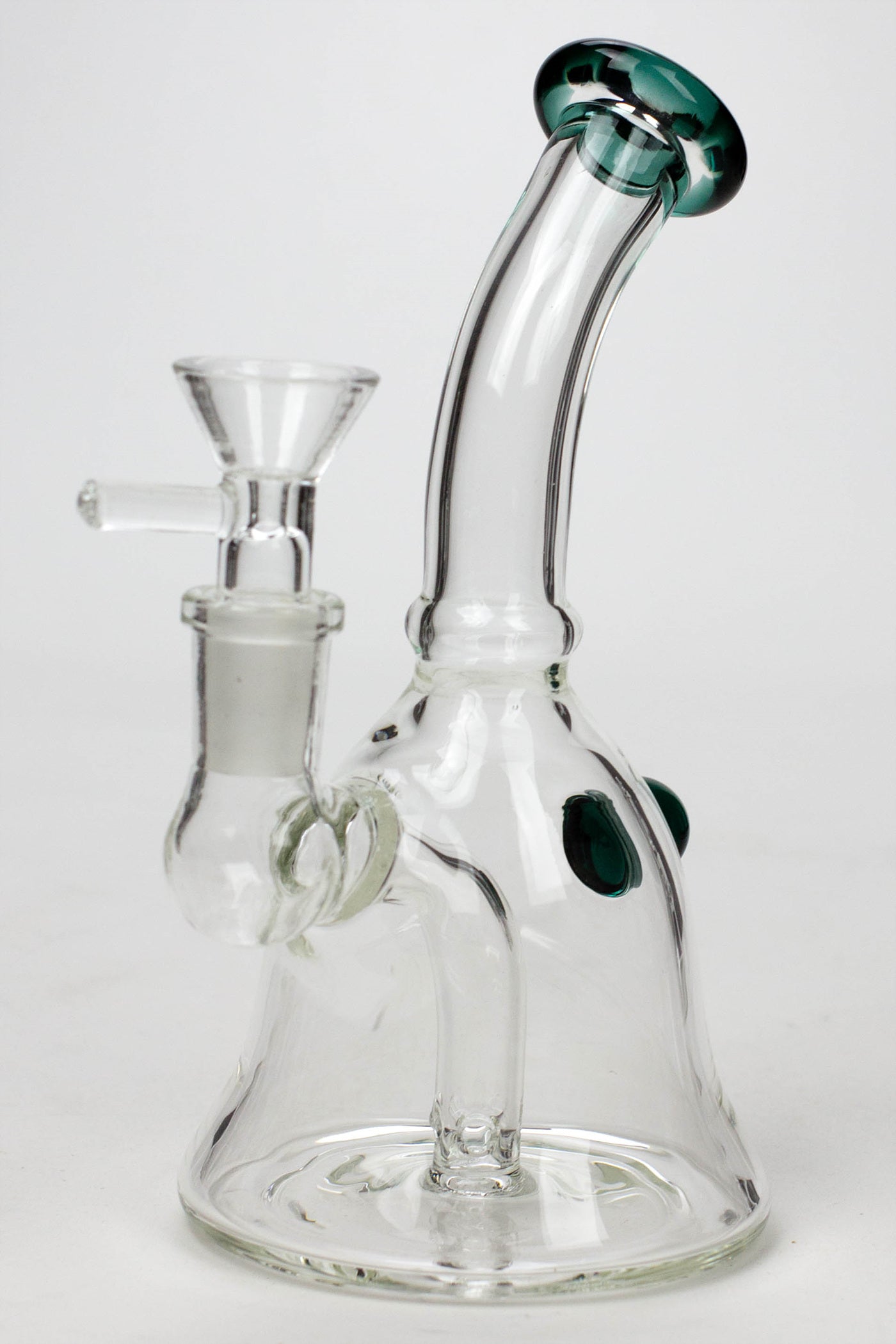 6" 2-in-1 fixed 3 hole diffuser bell bubbler