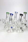 6" 2-in-1 fixed 3 hole diffuser Skirt bubbler