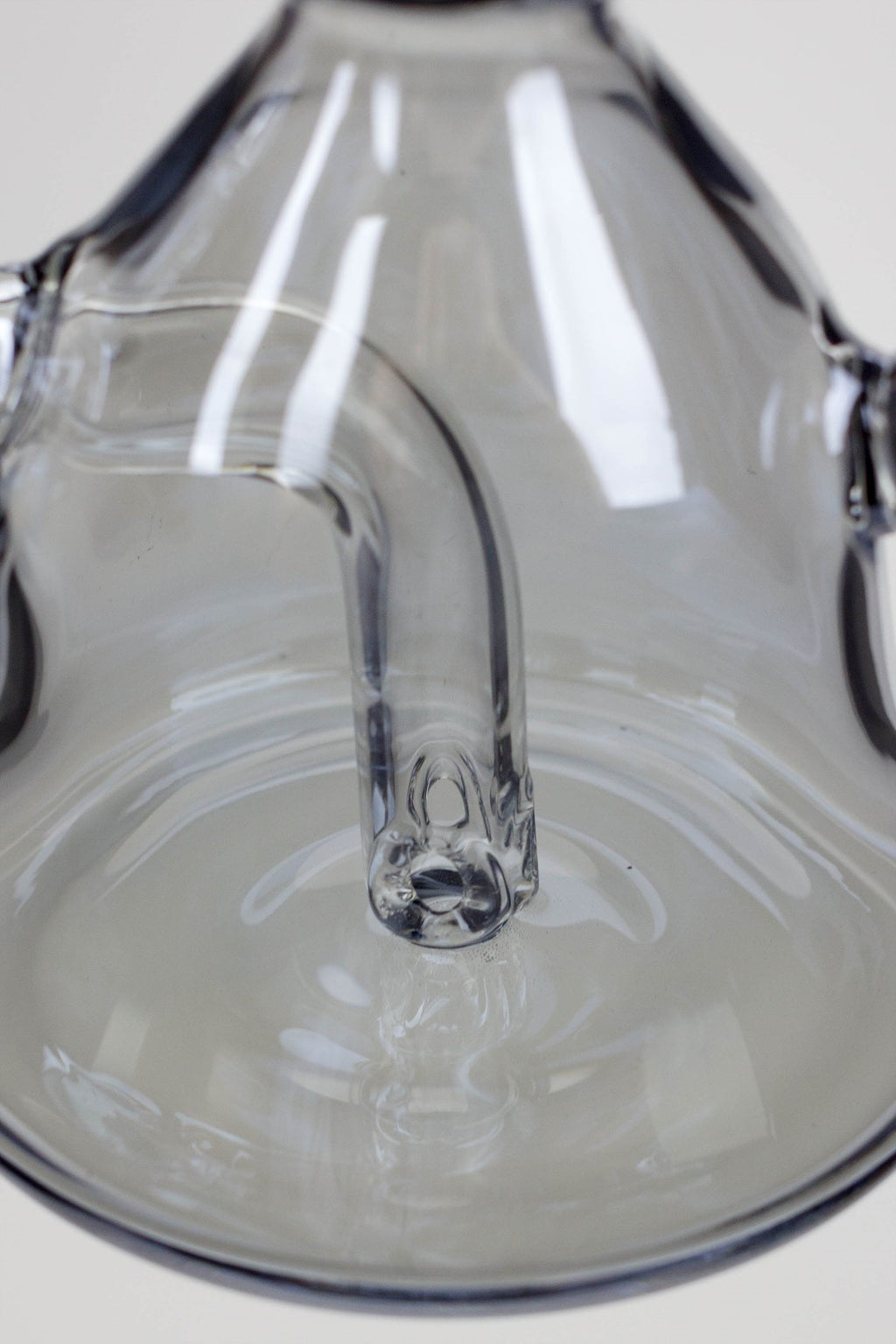 6" 2-in-1 fixed 3 hole diffuser bell Metallic tinted bubbler