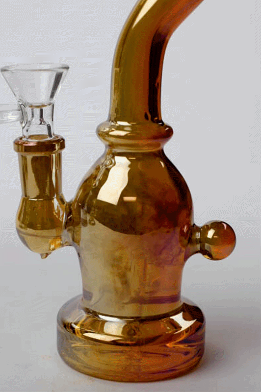 6.5" fixed 3 hole diffuser Metallic tinted bubbler