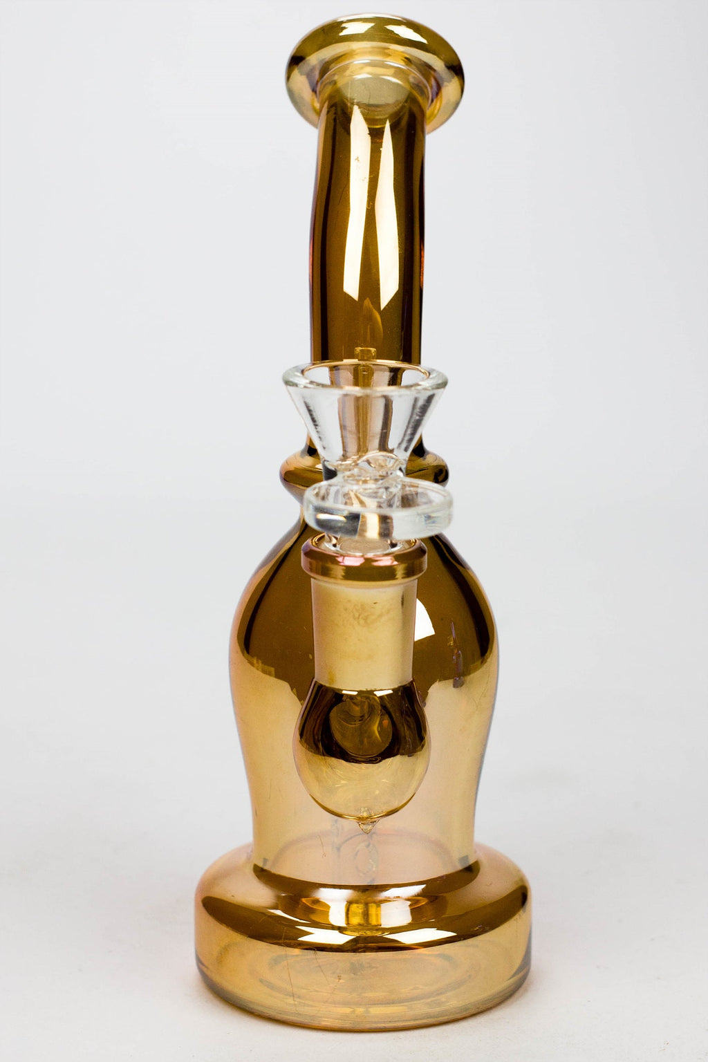 6.5" fixed 3 hole diffuser Metallic tinted bubbler
