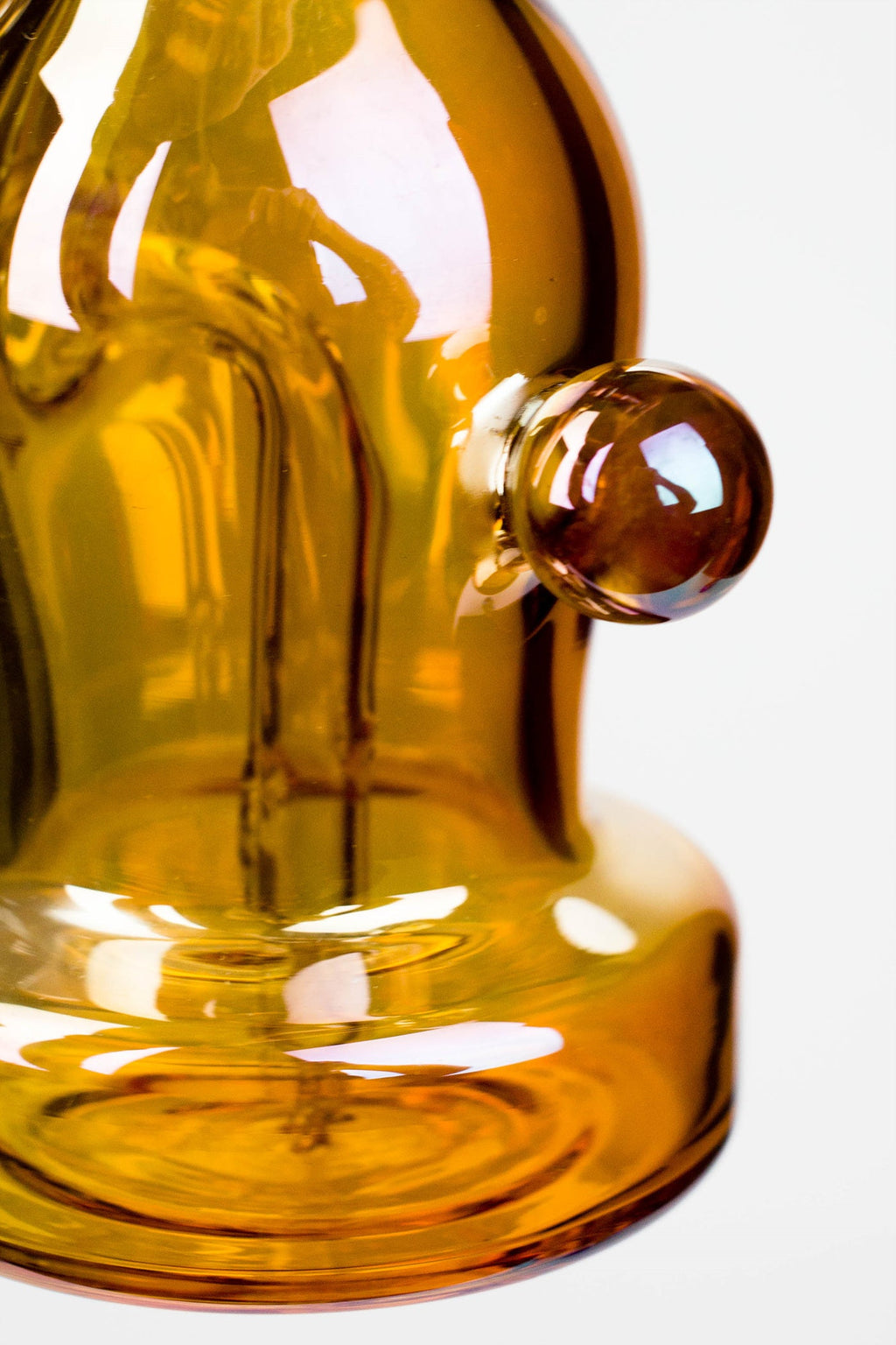 6.5" fixed 3 hole diffuser Metallic tinted bubbler