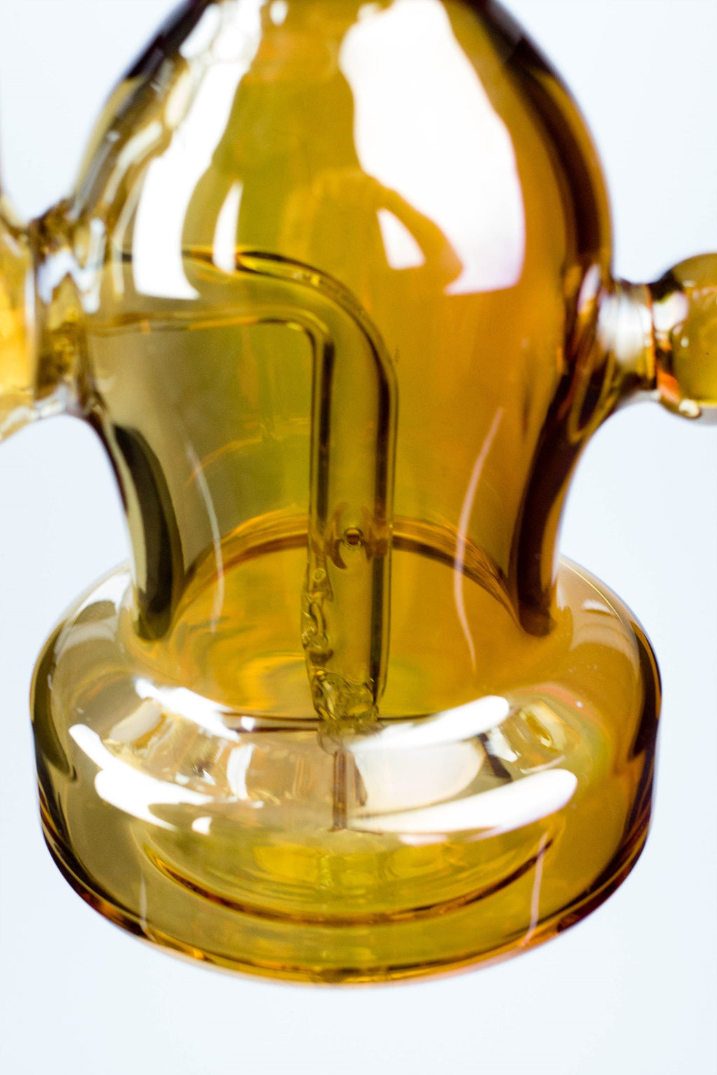 6.5" fixed 3 hole diffuser Metallic tinted bubbler