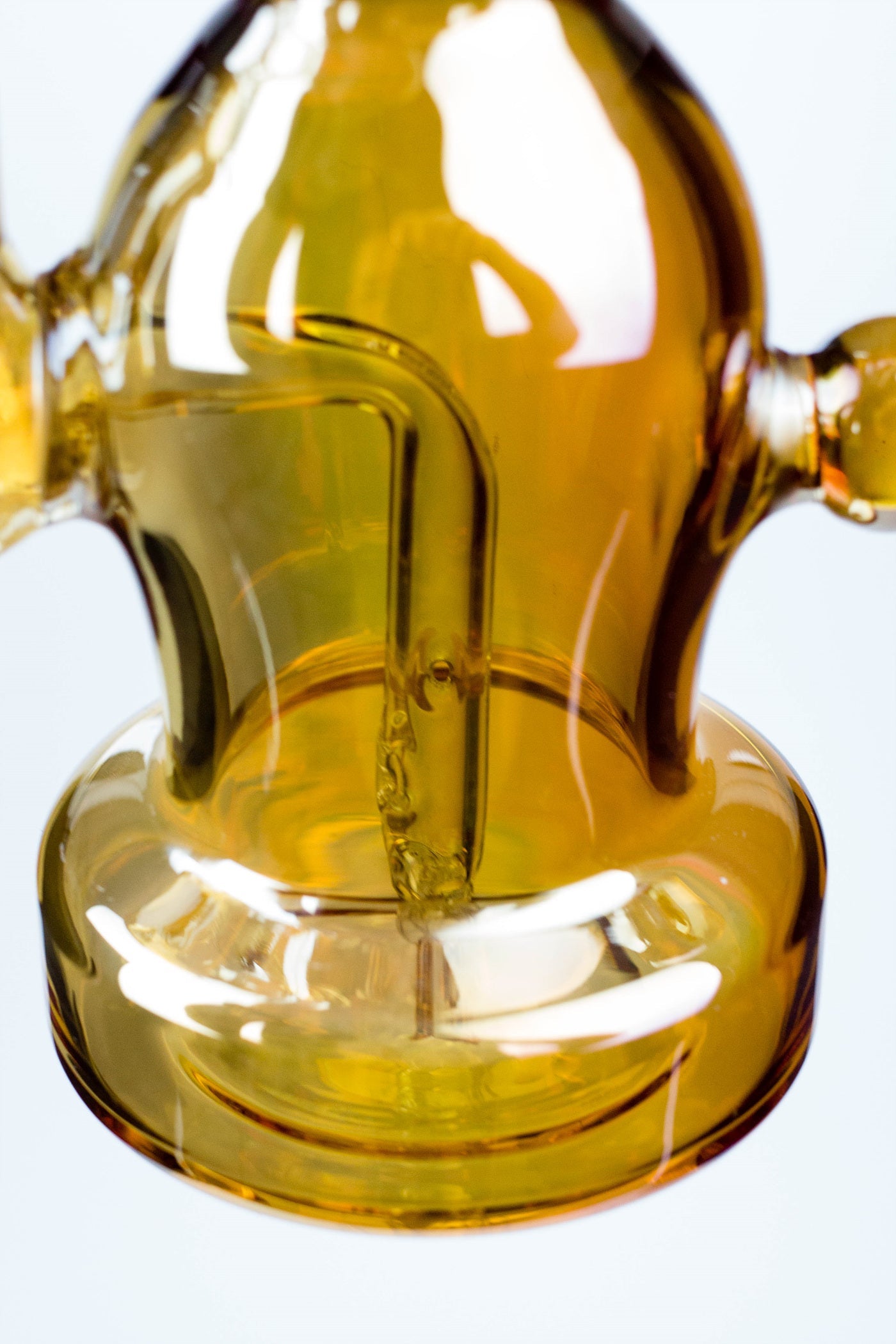 6.5" fixed 3 hole diffuser Metallic tinted bubbler