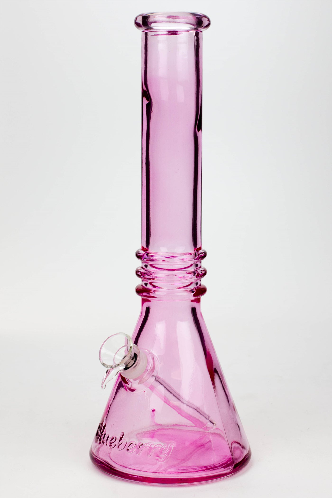 12" Blueberry colored soft glass water bong ( HX4003 )
