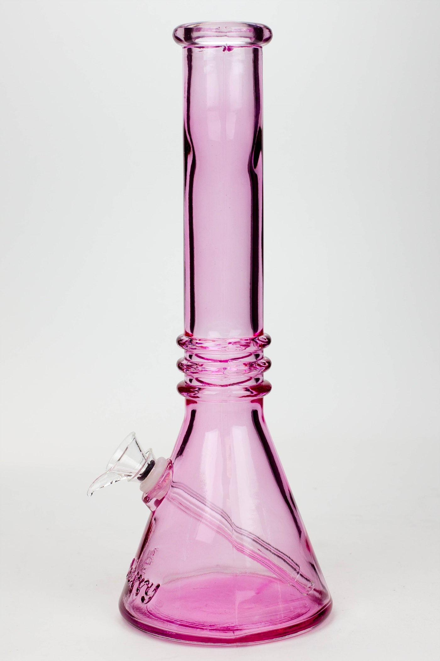 12" Blueberry colored soft glass water bong ( HX4003 )
