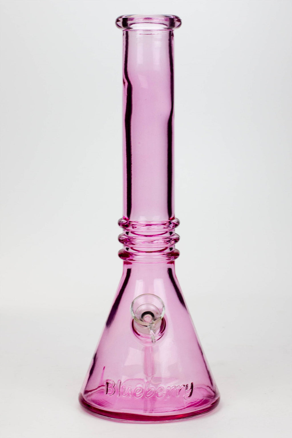 12" Blueberry colored soft glass water bong ( HX4003 )