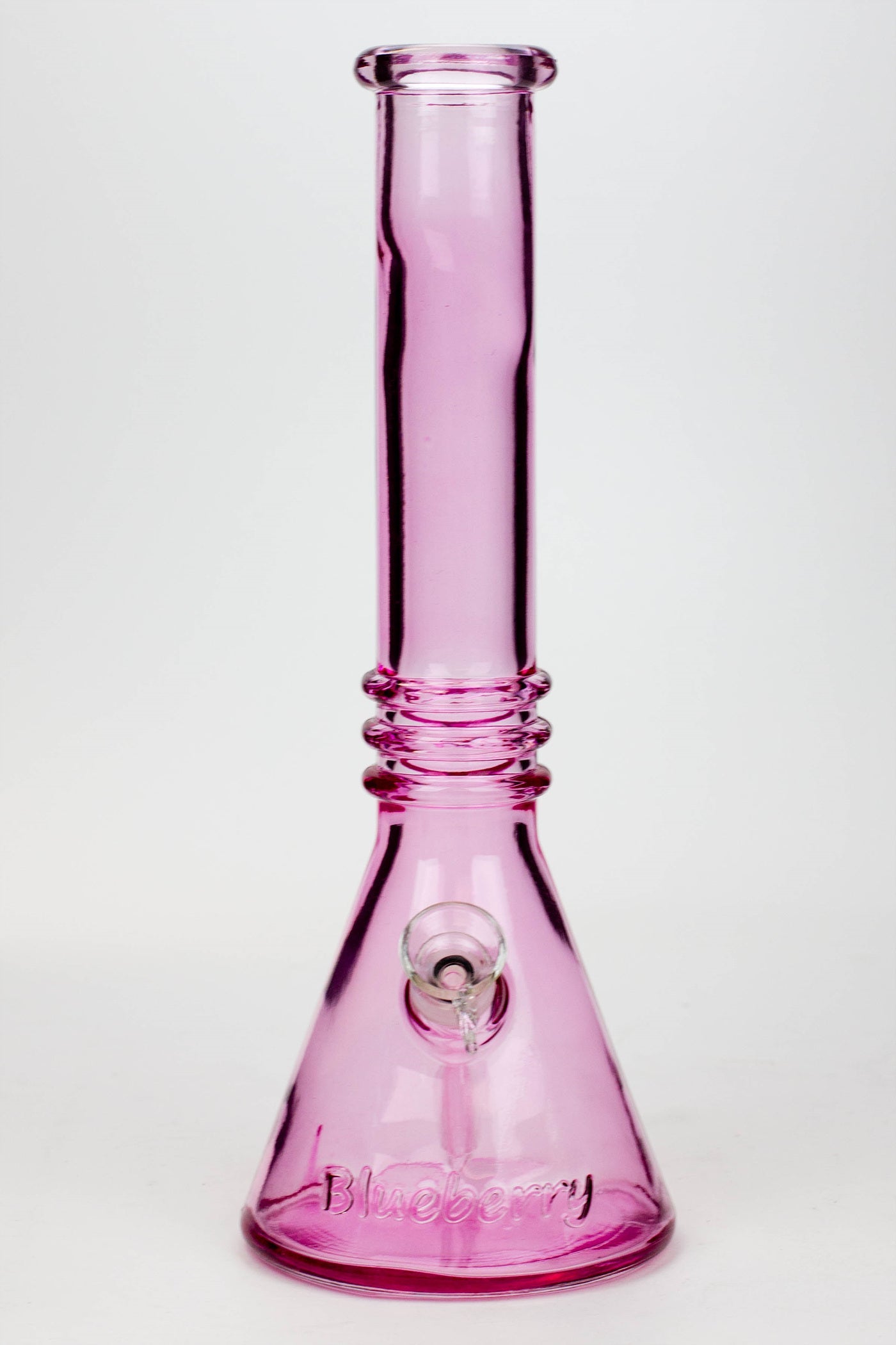 12" Blueberry colored soft glass water bong ( HX4003 )